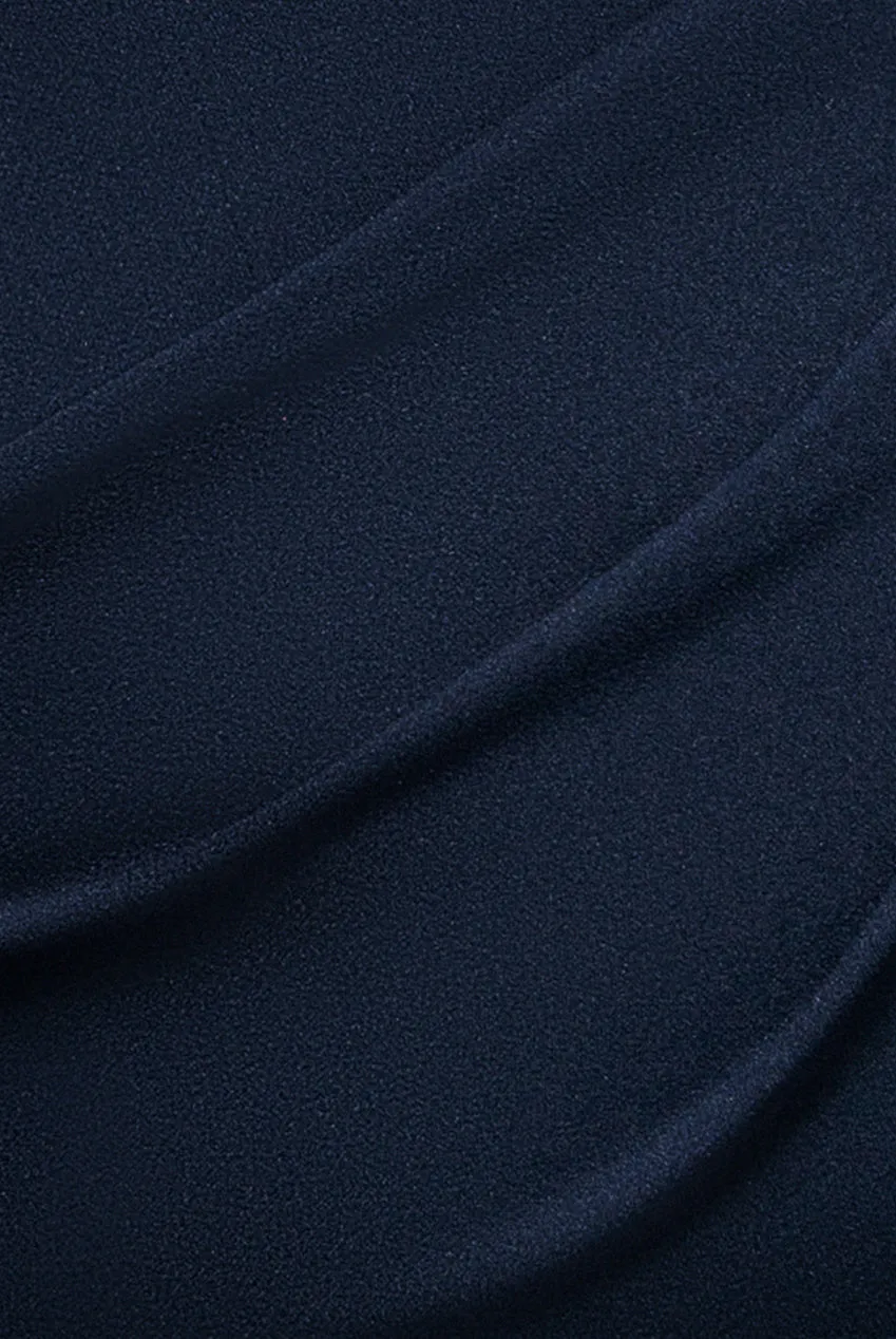 Goddiva DR3259 abito lungo spalle scoperte blu navy