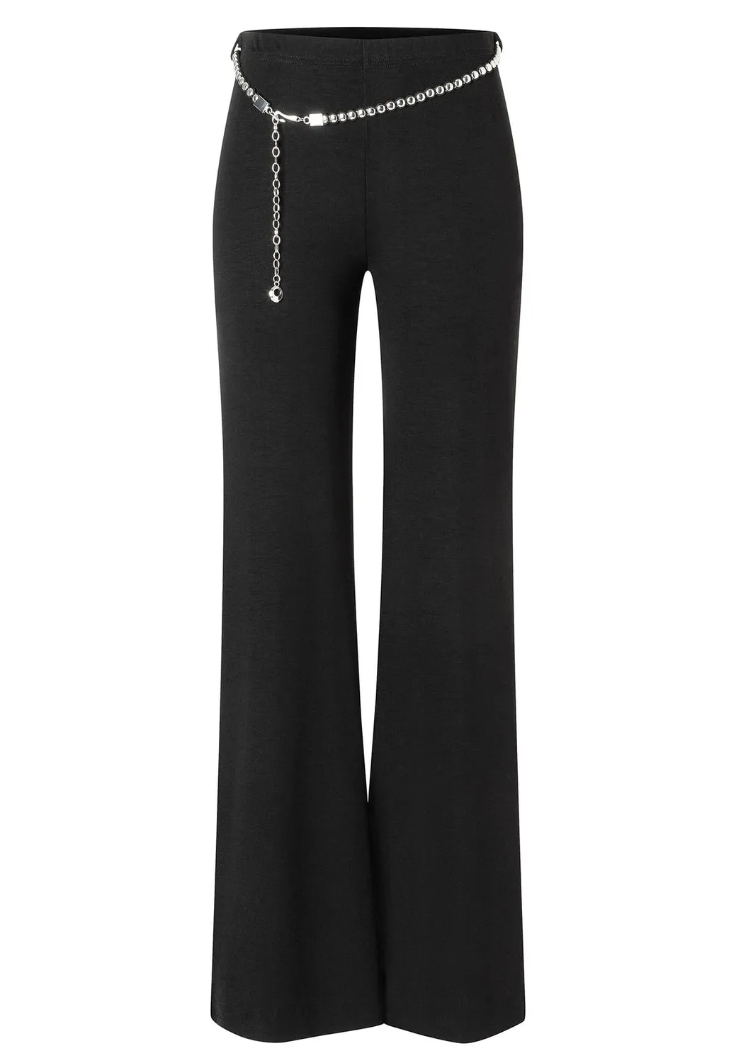 Ana Alcazar Agisi Pantaloni Zampa Neri Elasticizzati