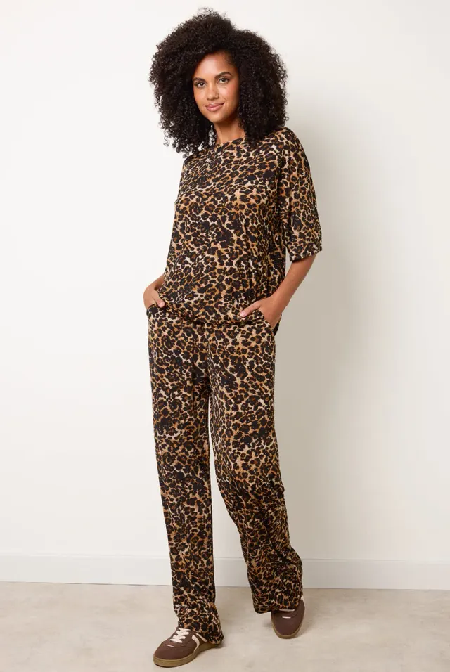 Blue Vanilla Cheetah set 2 pezzi marrone maculato