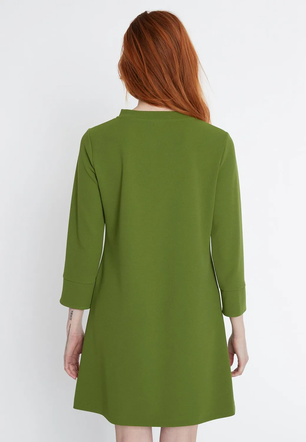 Ana Alcazar Sidena abito corto anni 60 verde mela