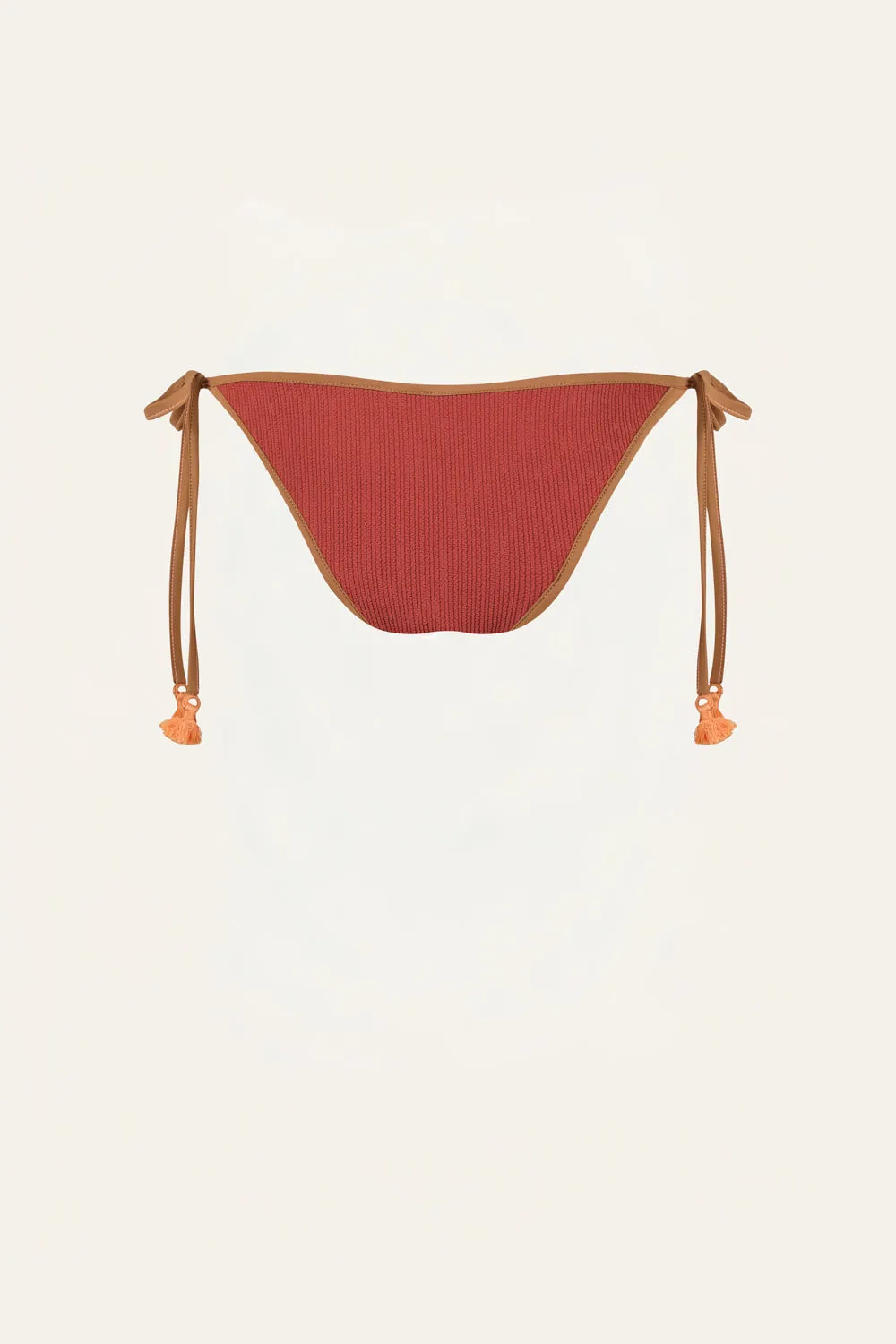 Johanna Ortiz Spiritual Retreat slip bikini rosso chilli