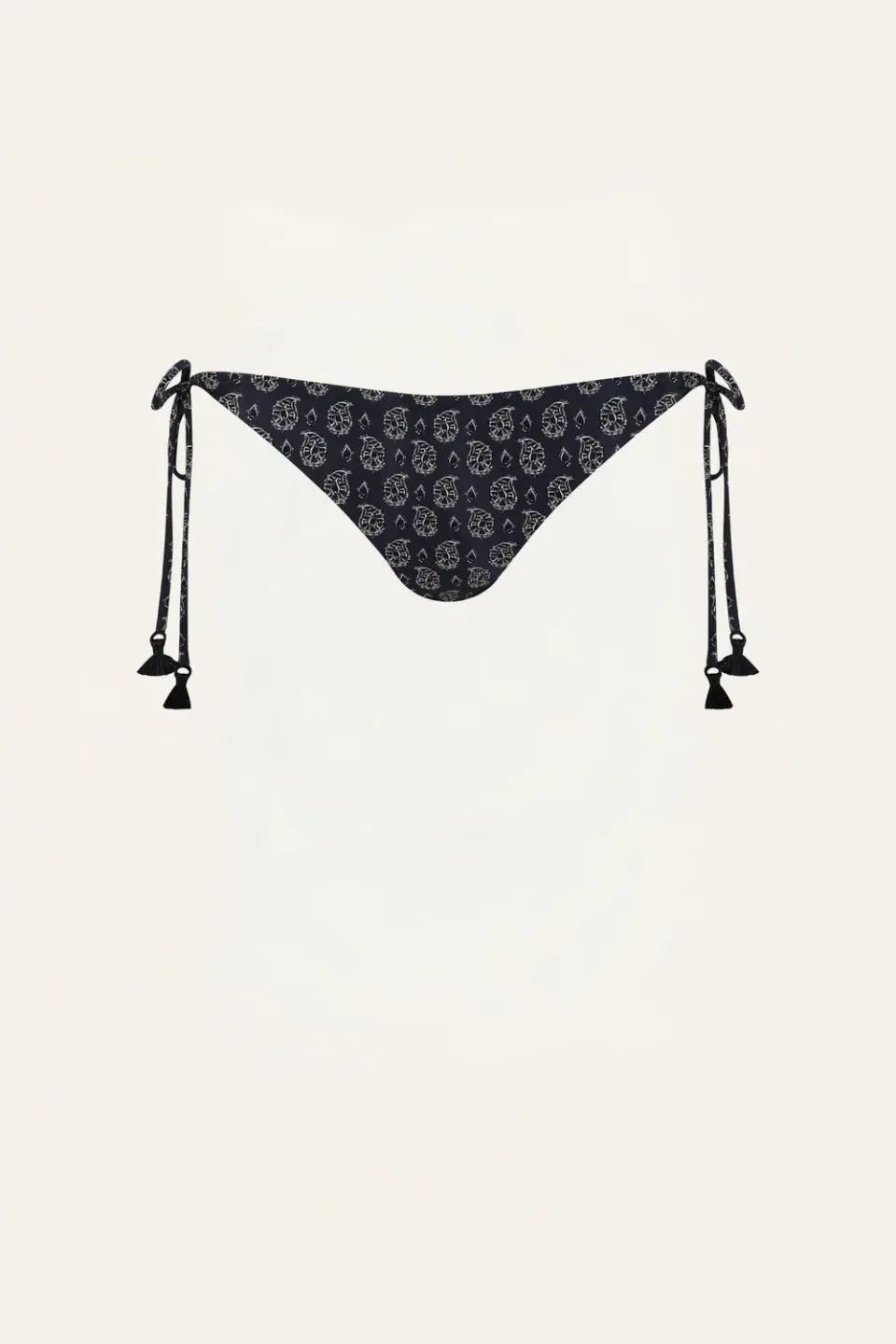 Johanna Ortiz Sagrado slip bikini nero lacci laterali