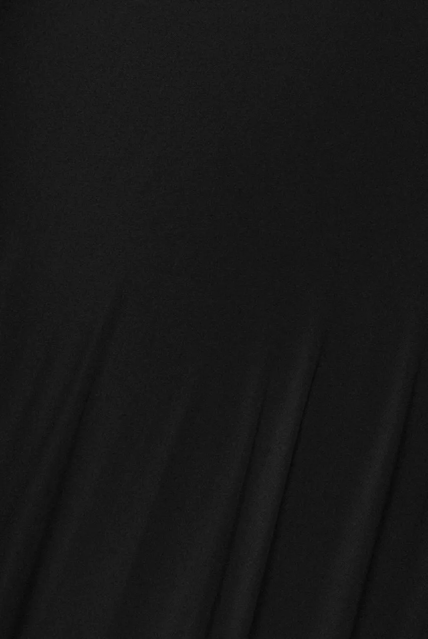 Goddiva Multiway abito maxi nero 12 scollo V