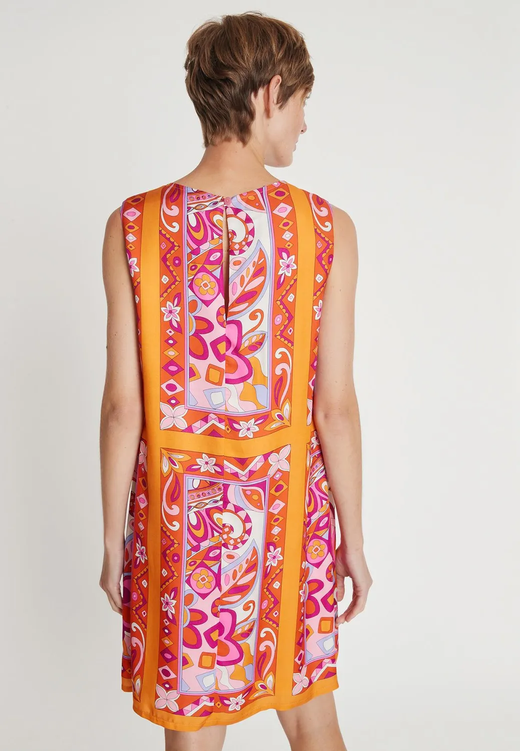 Ana Alcazar A-Shaped Dress Lara vestito linea A fiori