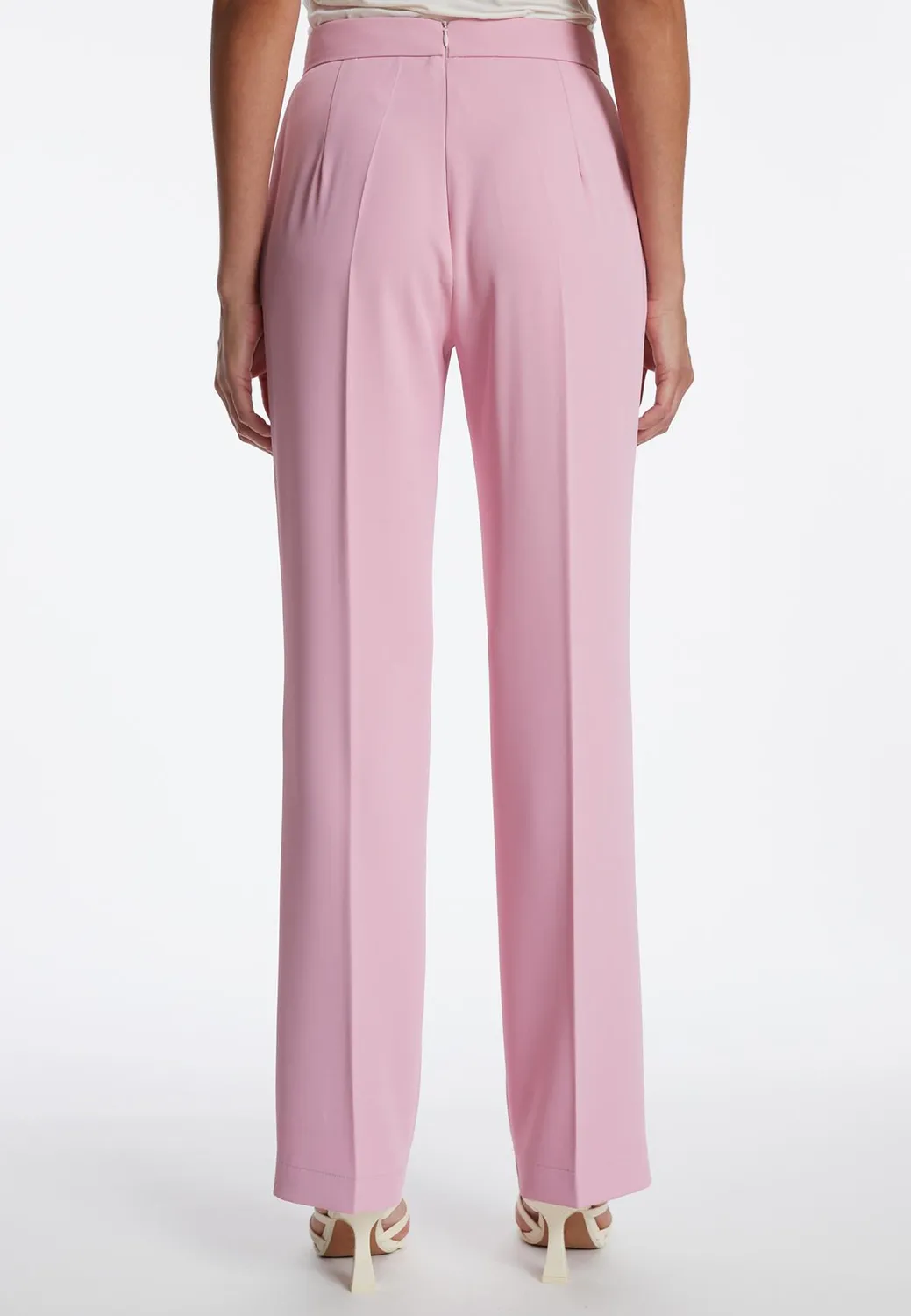 Ana Alcazar Zadya pantaloni estivi rosa con tasche