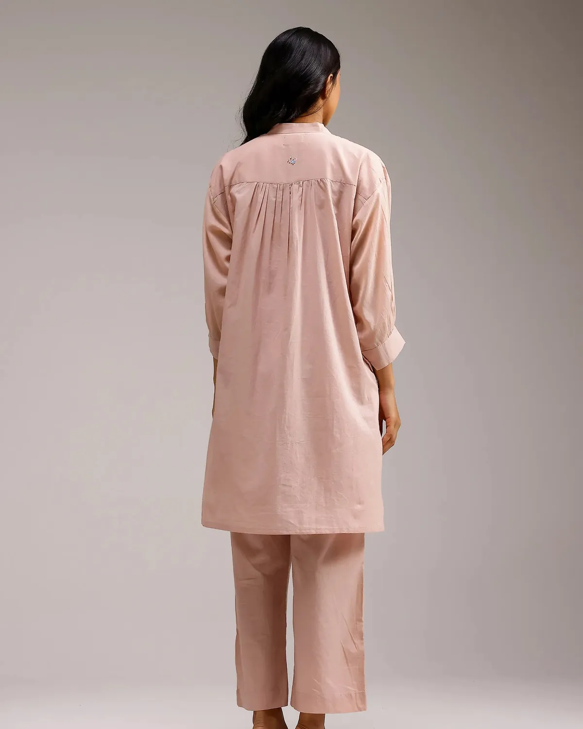 Our Dve Grace Kurta kurta donna rosa cotone