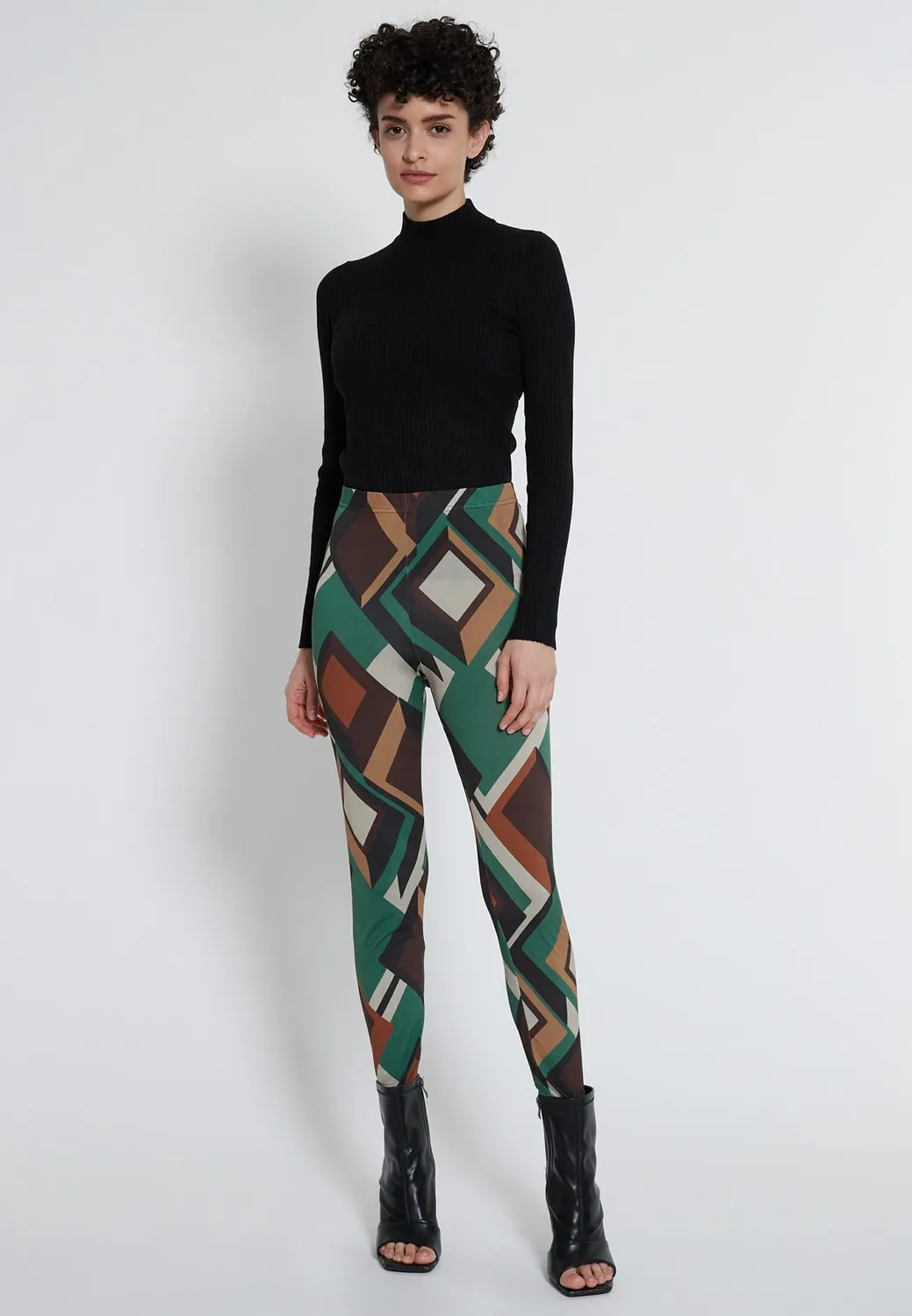 Ana Alcazar Hiplana leggings fantasia elasticizzati