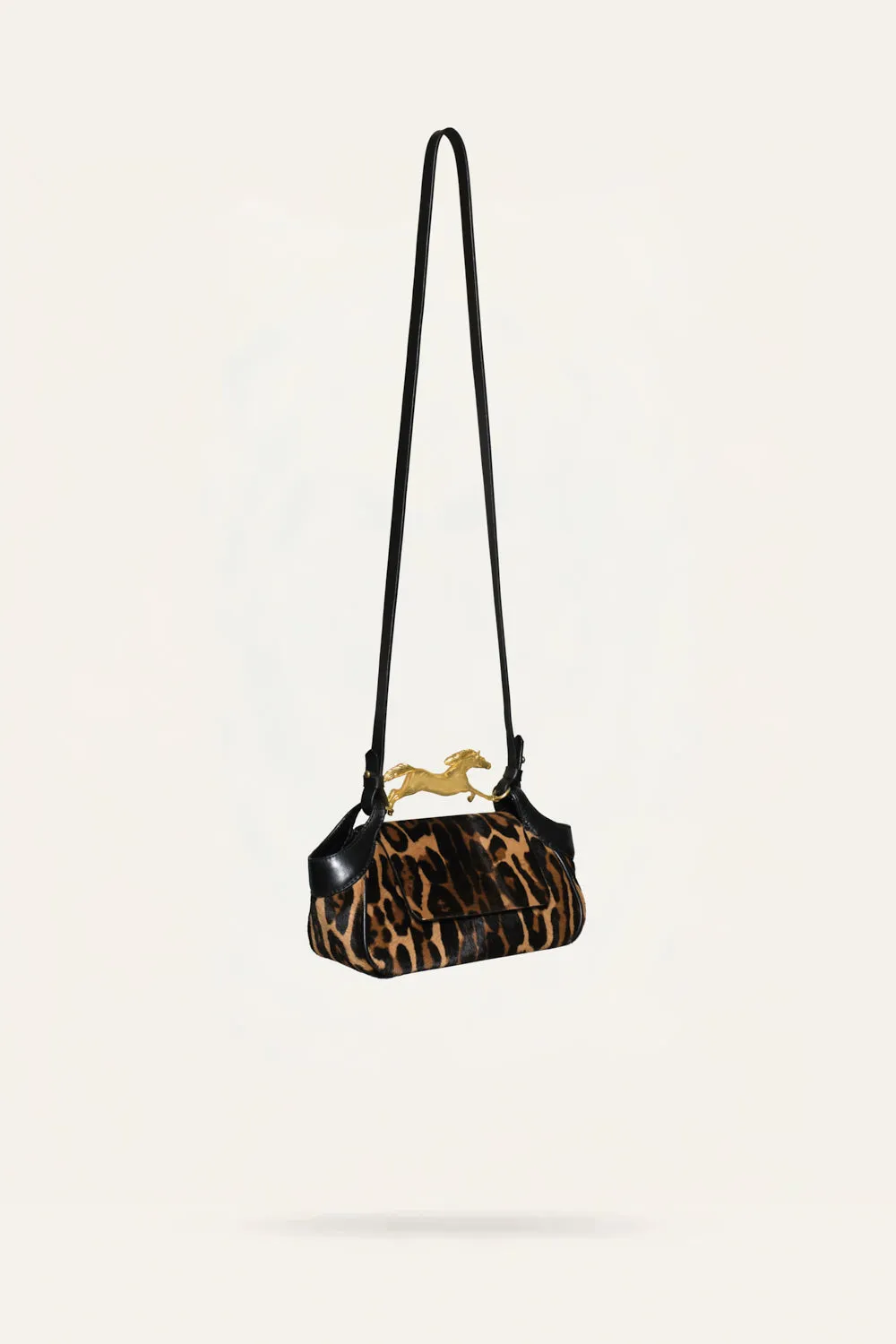 Johanna Ortiz Wild Muse borsa secchiello leopardata pelle