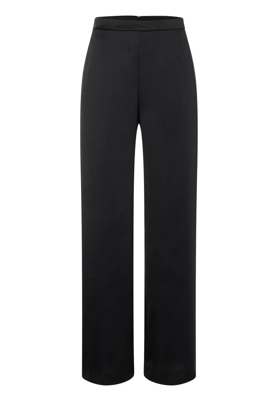 Ana Alcazar Pahima pantaloni palazzo satin neri