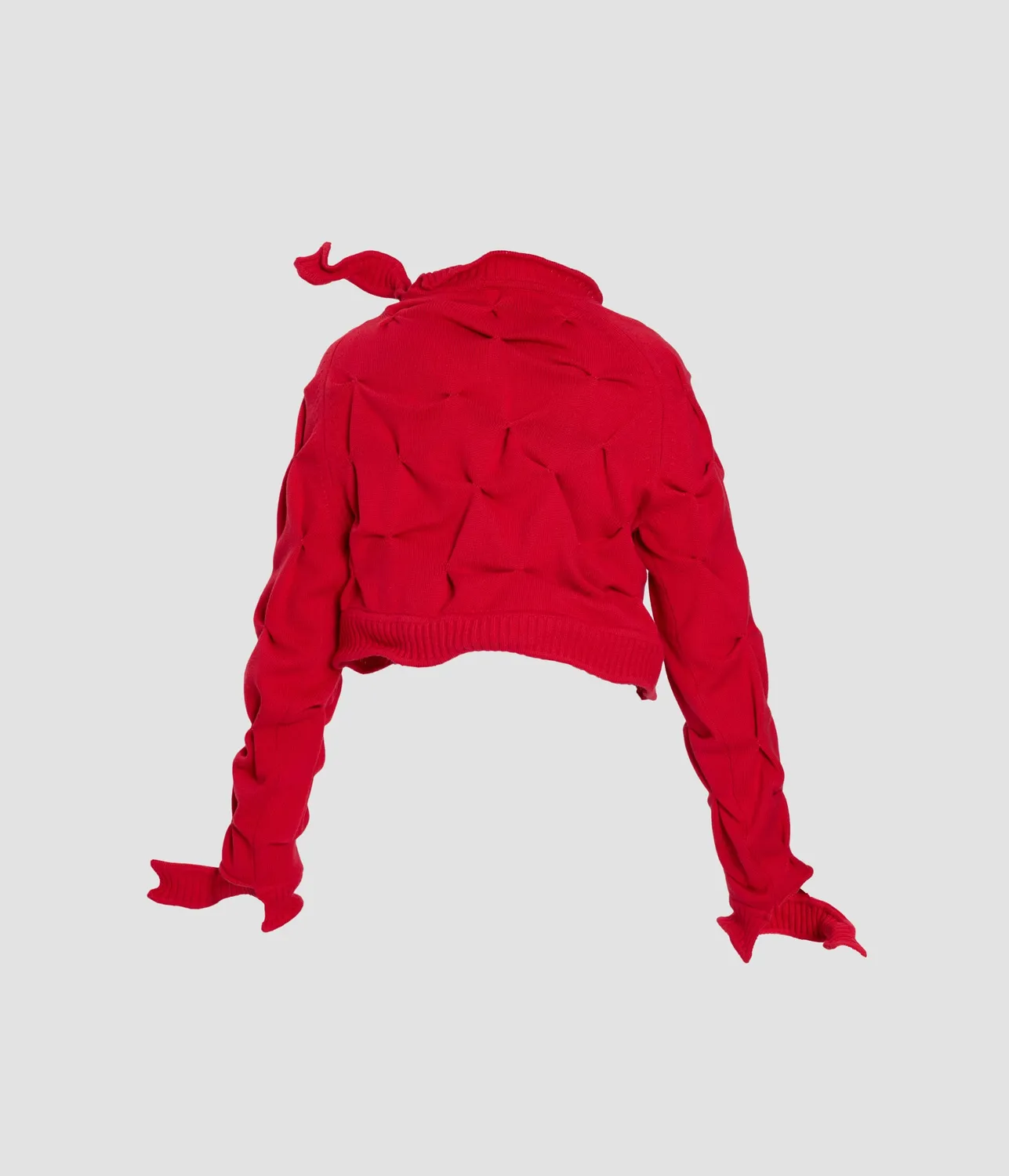 Erdem Crinkle Cotton Wool Jumper maglione rosso