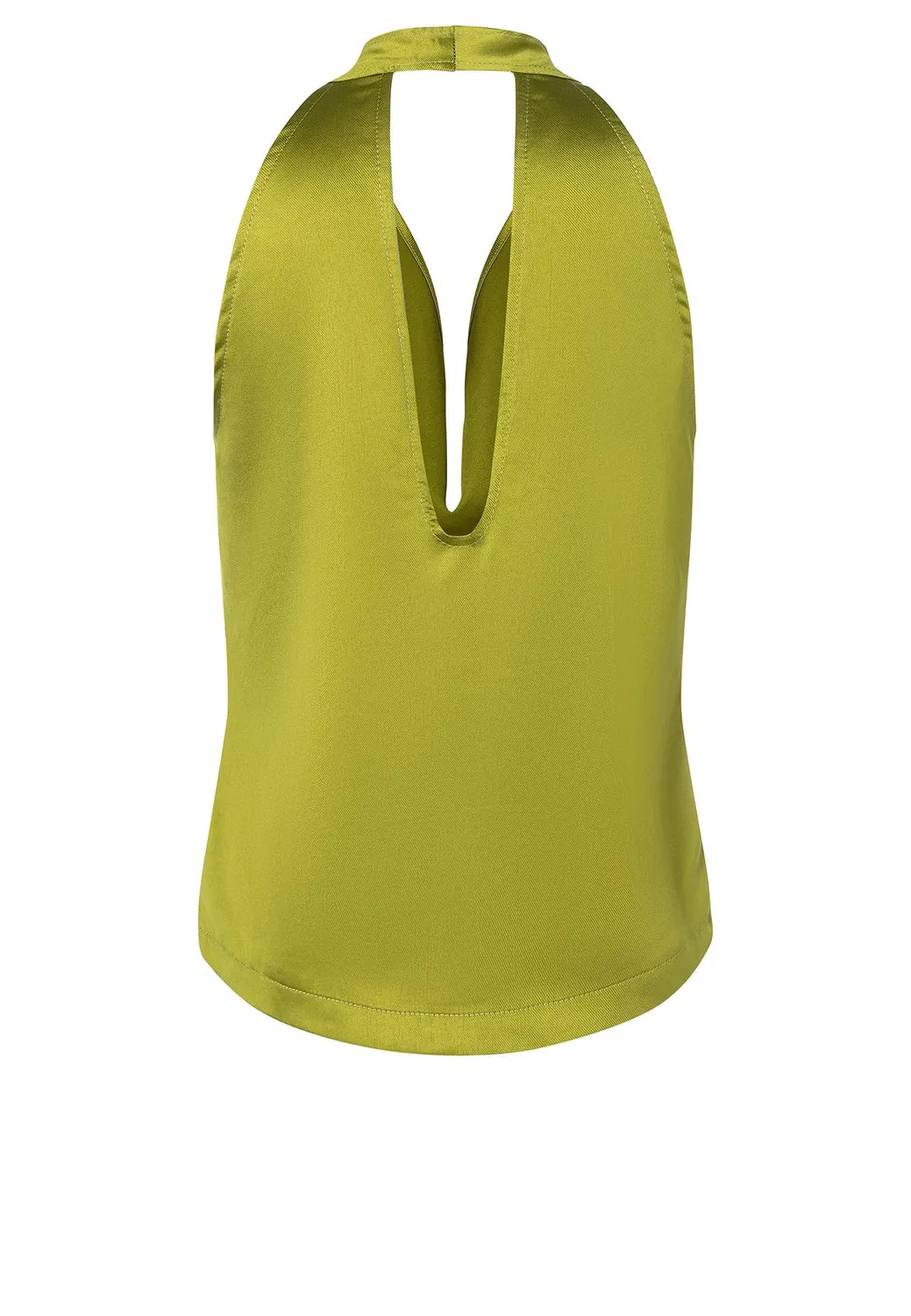 Ana Alcazar Pahymi top scollo cascata verde