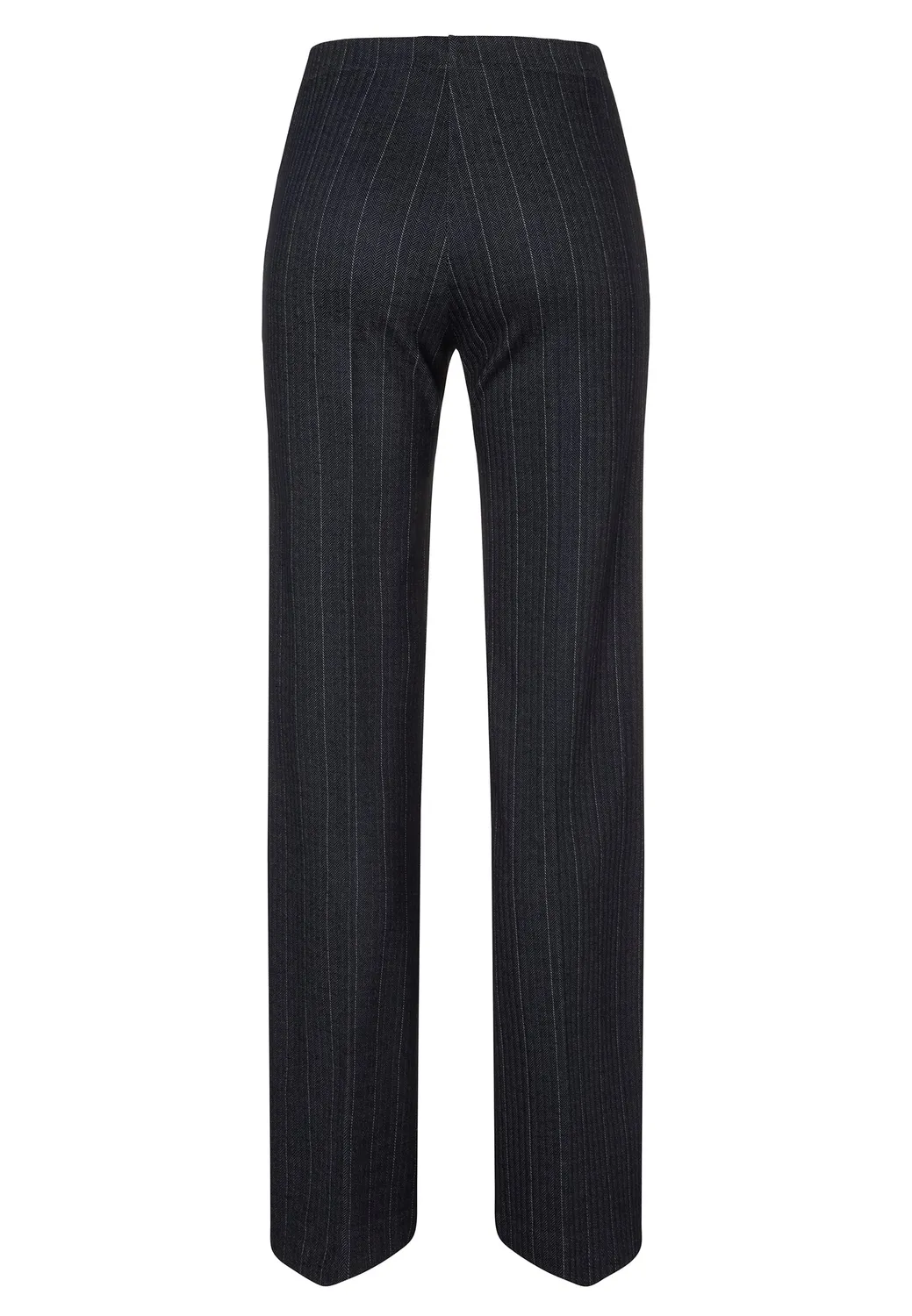 Ana Alcazar Enliro pantaloni bootcut gessati blu