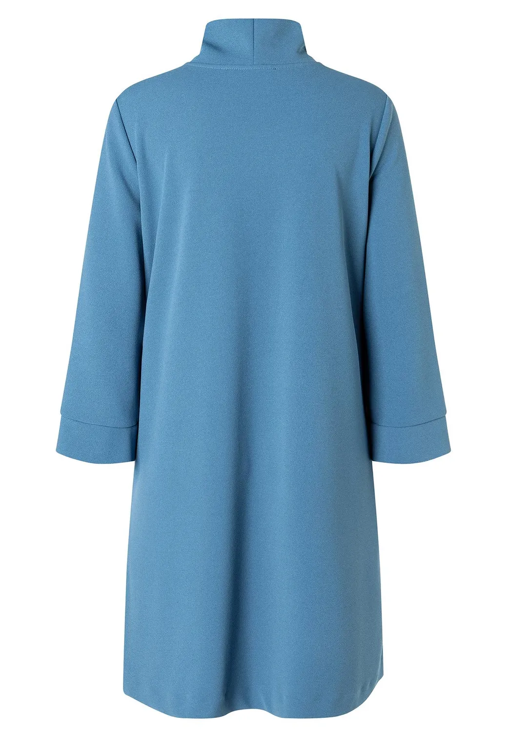 Ana Alcazar Adnea abito oversize blu collo alto tasche