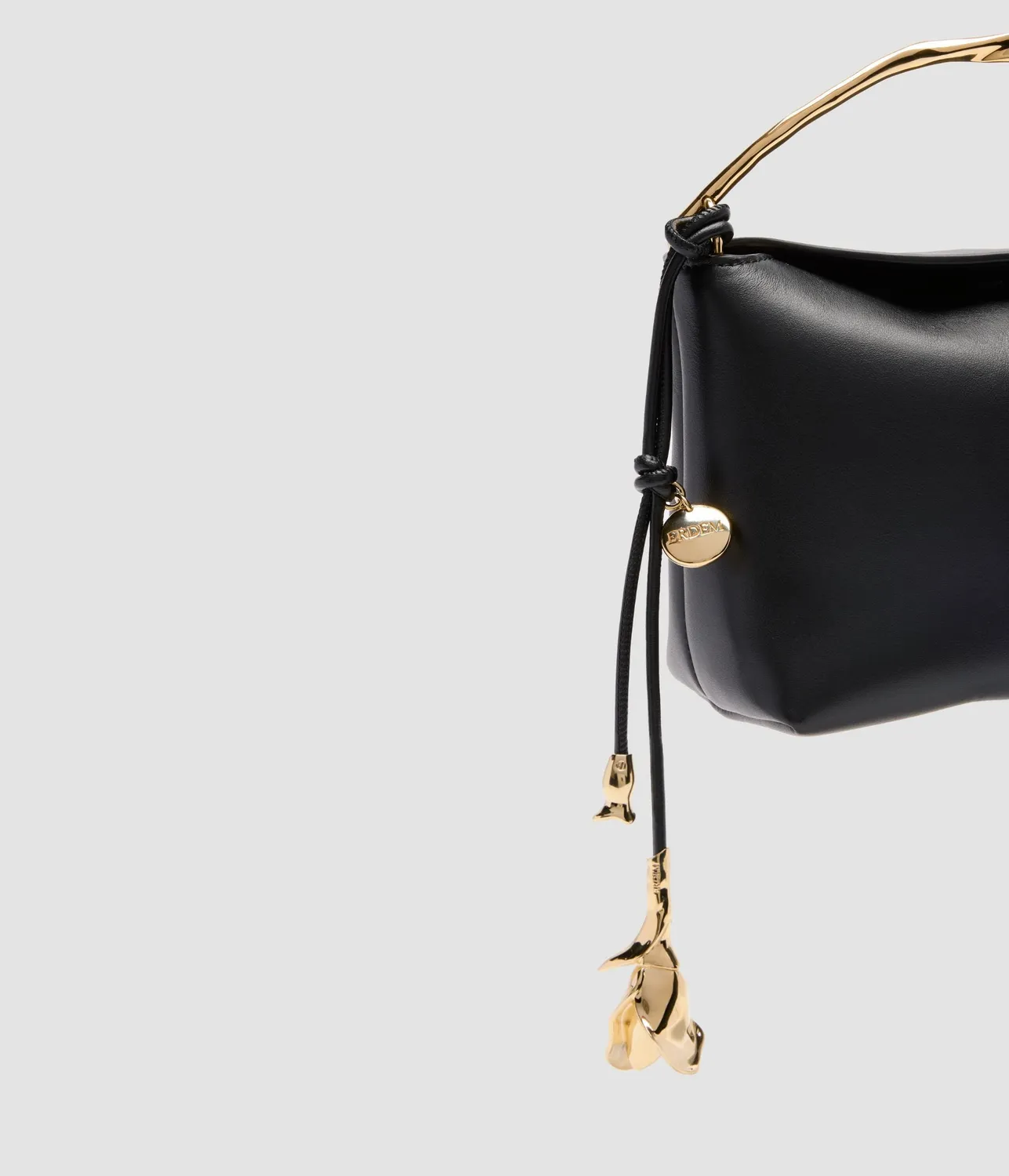 Erdem Flora Bag Charm charm borsa fiore oro 25,5 cm