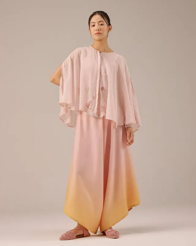 Our Dve Tropical Sorbet Golden Dune top rosa velo