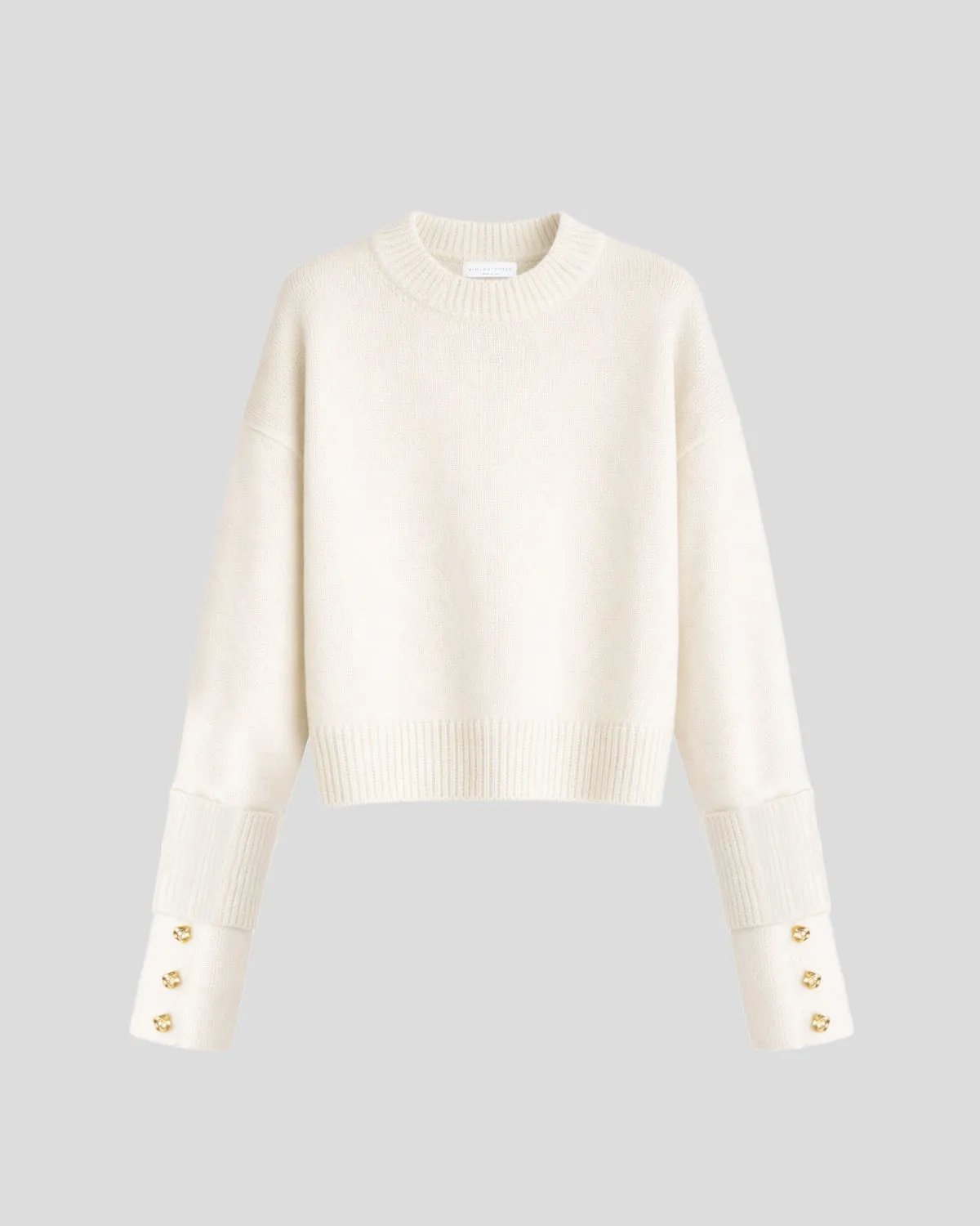 Violante Nessi Aaron Maglione Avorio Merino Cashwool