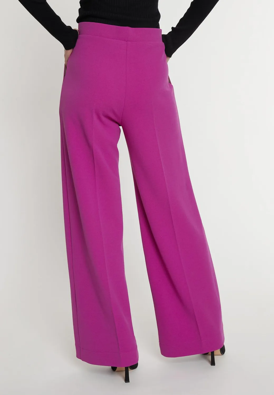 Ana Alcazar Megan Pantaloni Larghi Viola