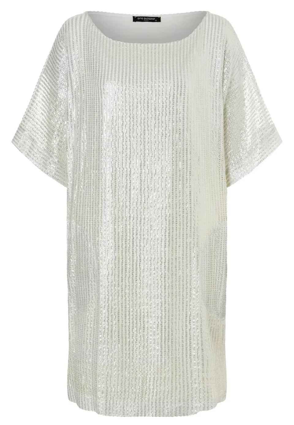 Ana Alcazar Wahea abito oversize mesh bianco
