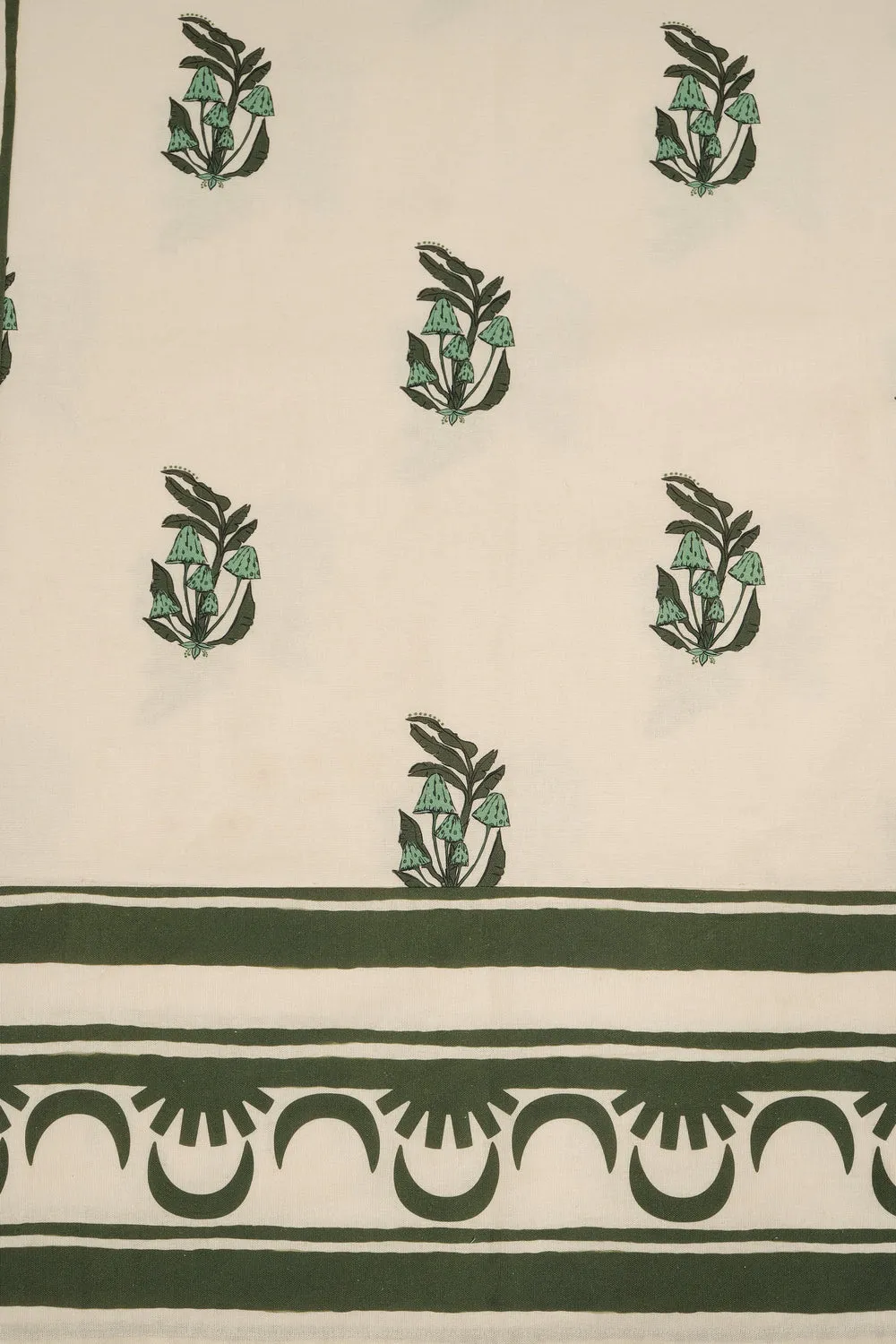 Johanna Ortiz Gems Tropics tovaglia quadrata verde cotone