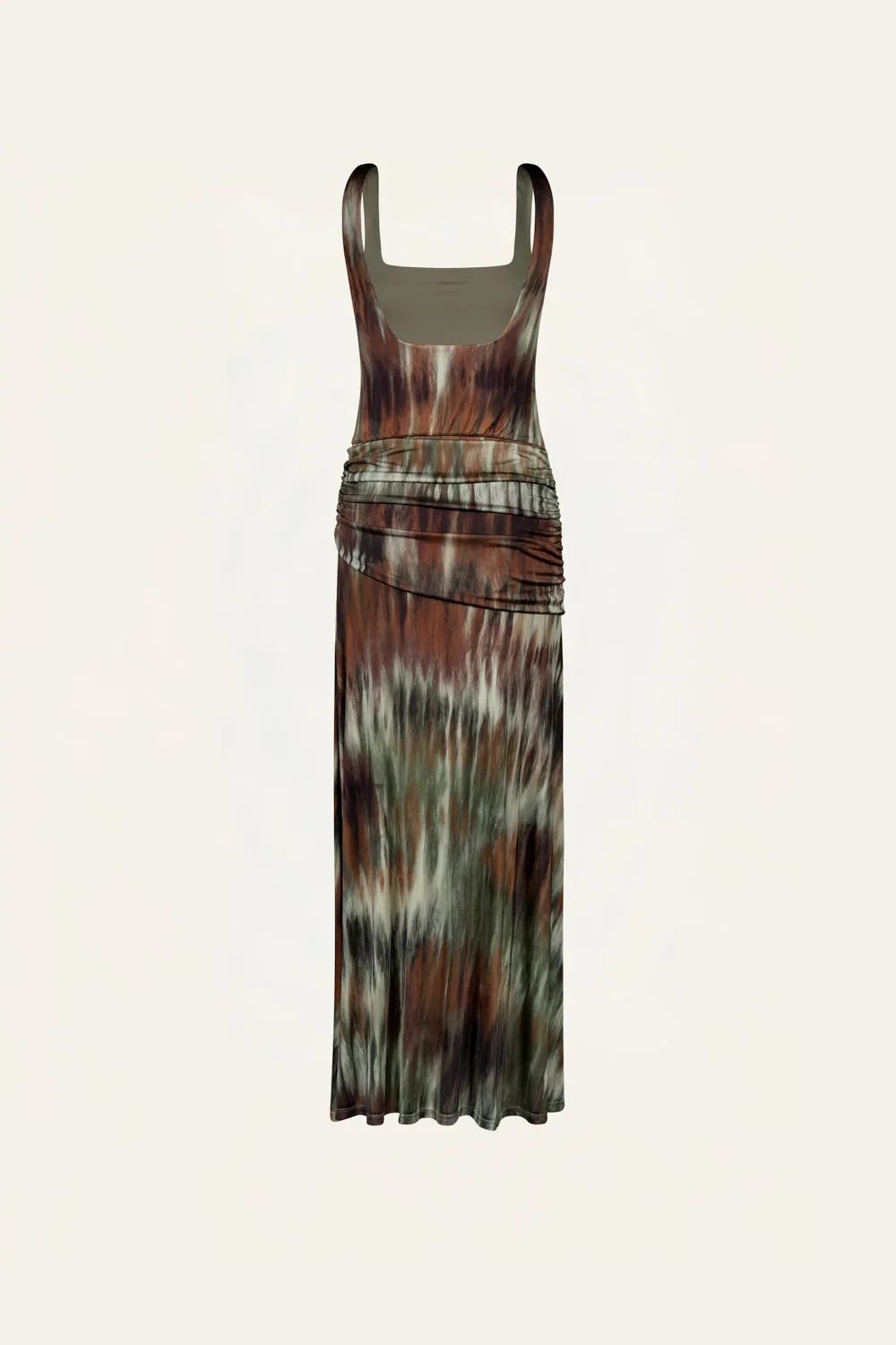 Johanna Ortiz Plant Of Joy abito midi verde jersey