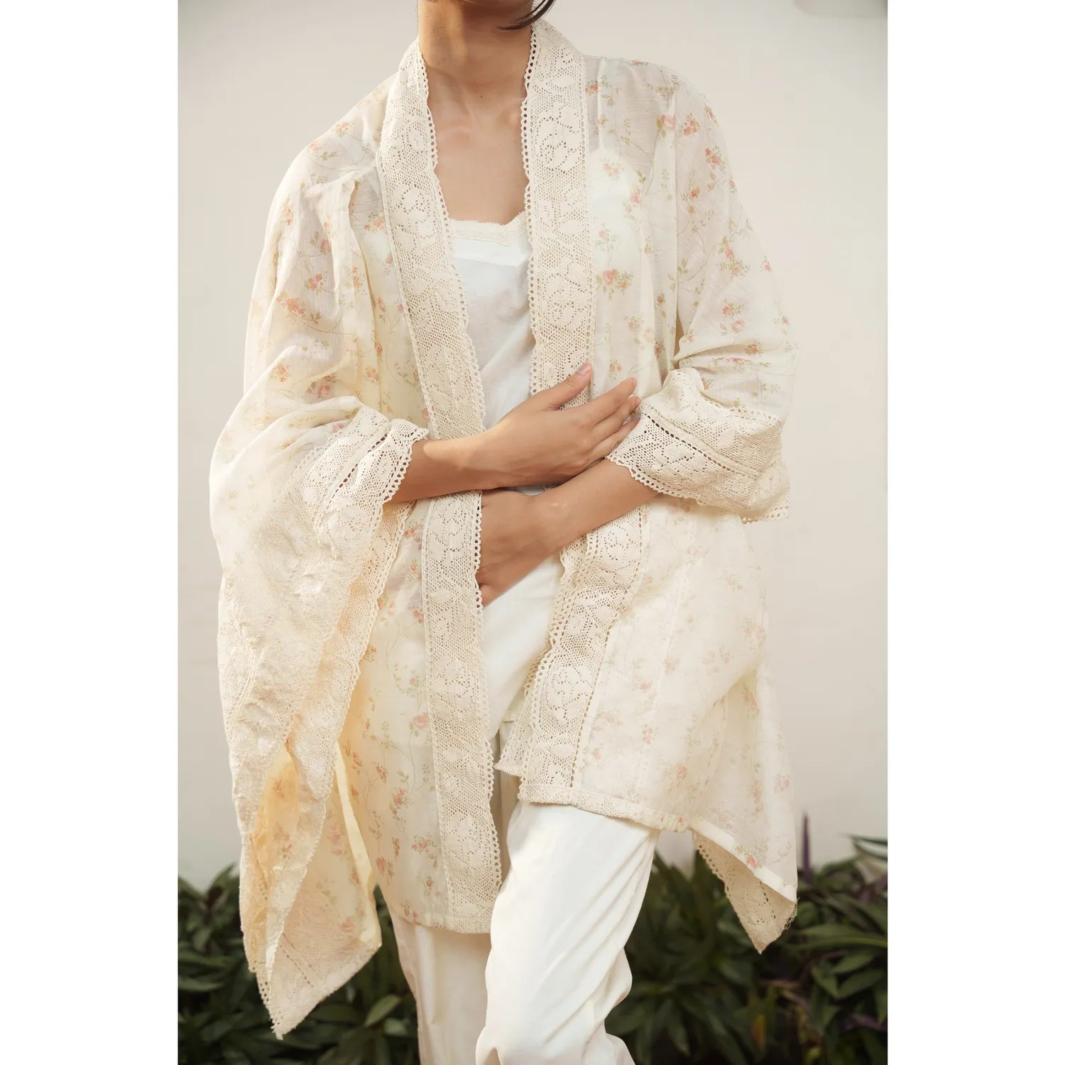 Our Dve Capsule 17 completo beige cotone 3 pezzi
