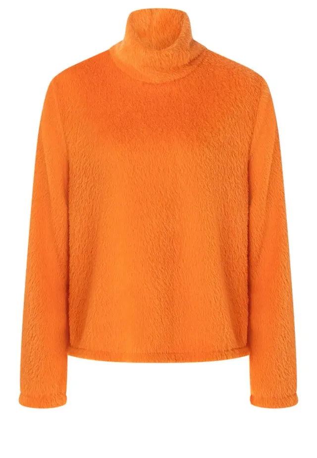 Ana Alcazar Mabela maglione arancione collo alto