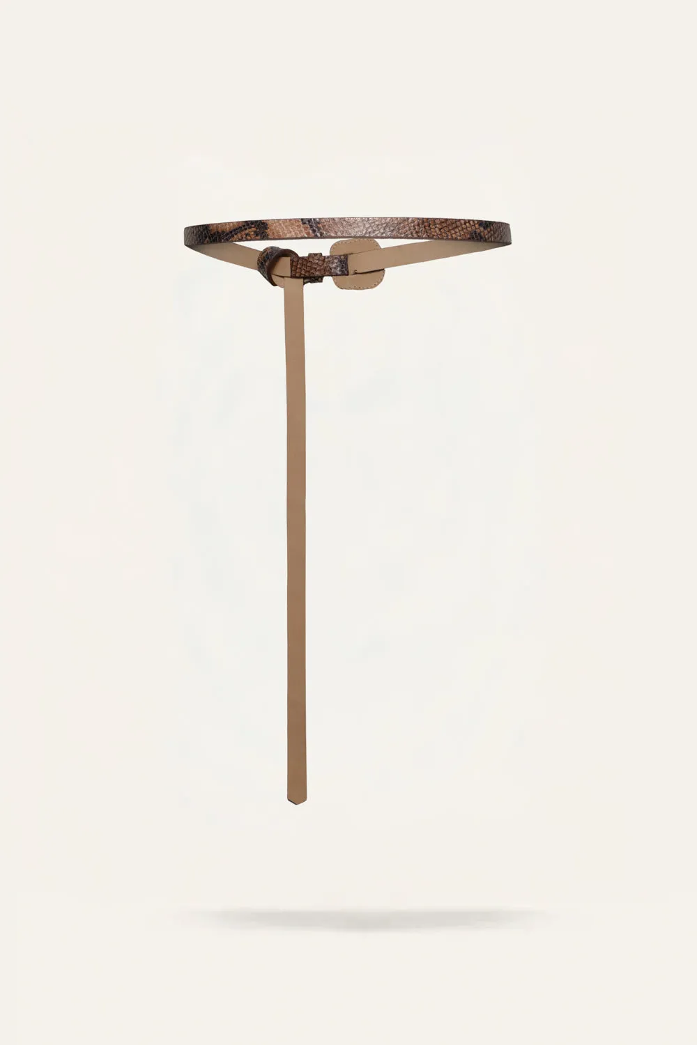 Johanna Ortiz Python Ancestral cintura pelle marrone