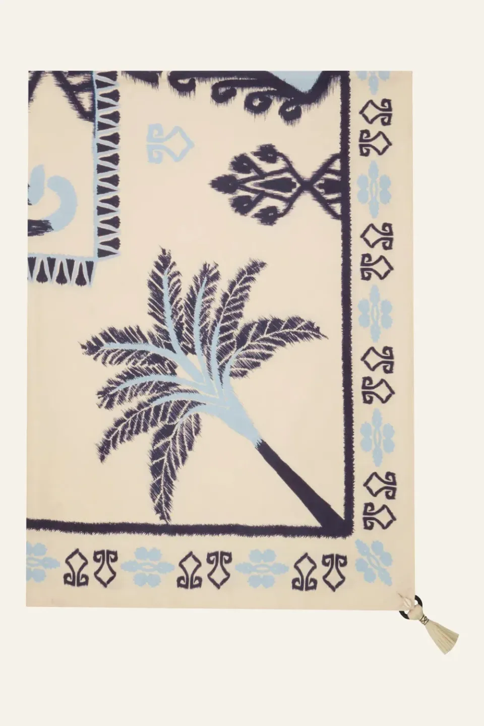 Johanna Ortiz Ikat Amazónico tovaglia cotone blu