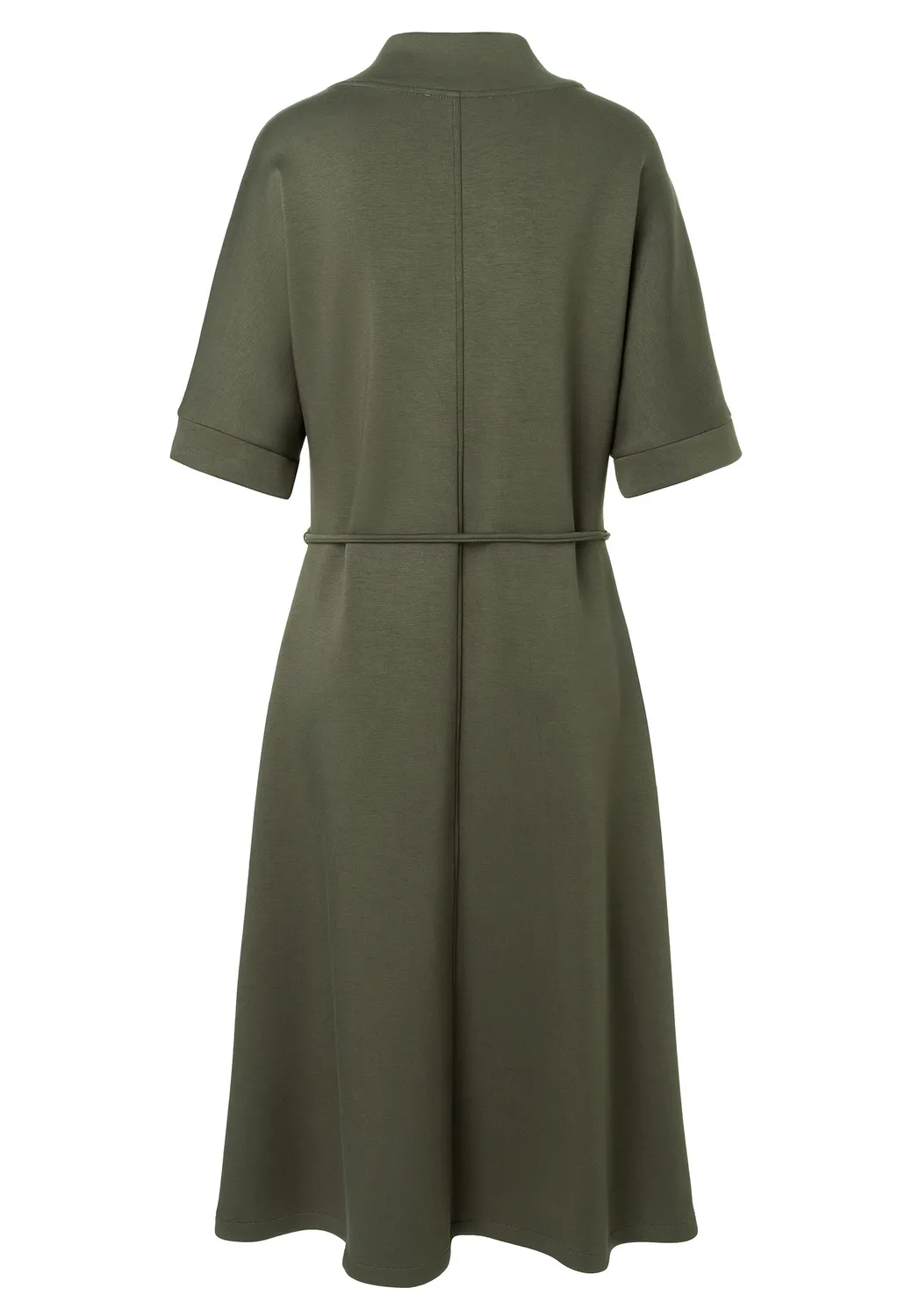 Ana Alcazar Enaly abito midi jersey con cintura