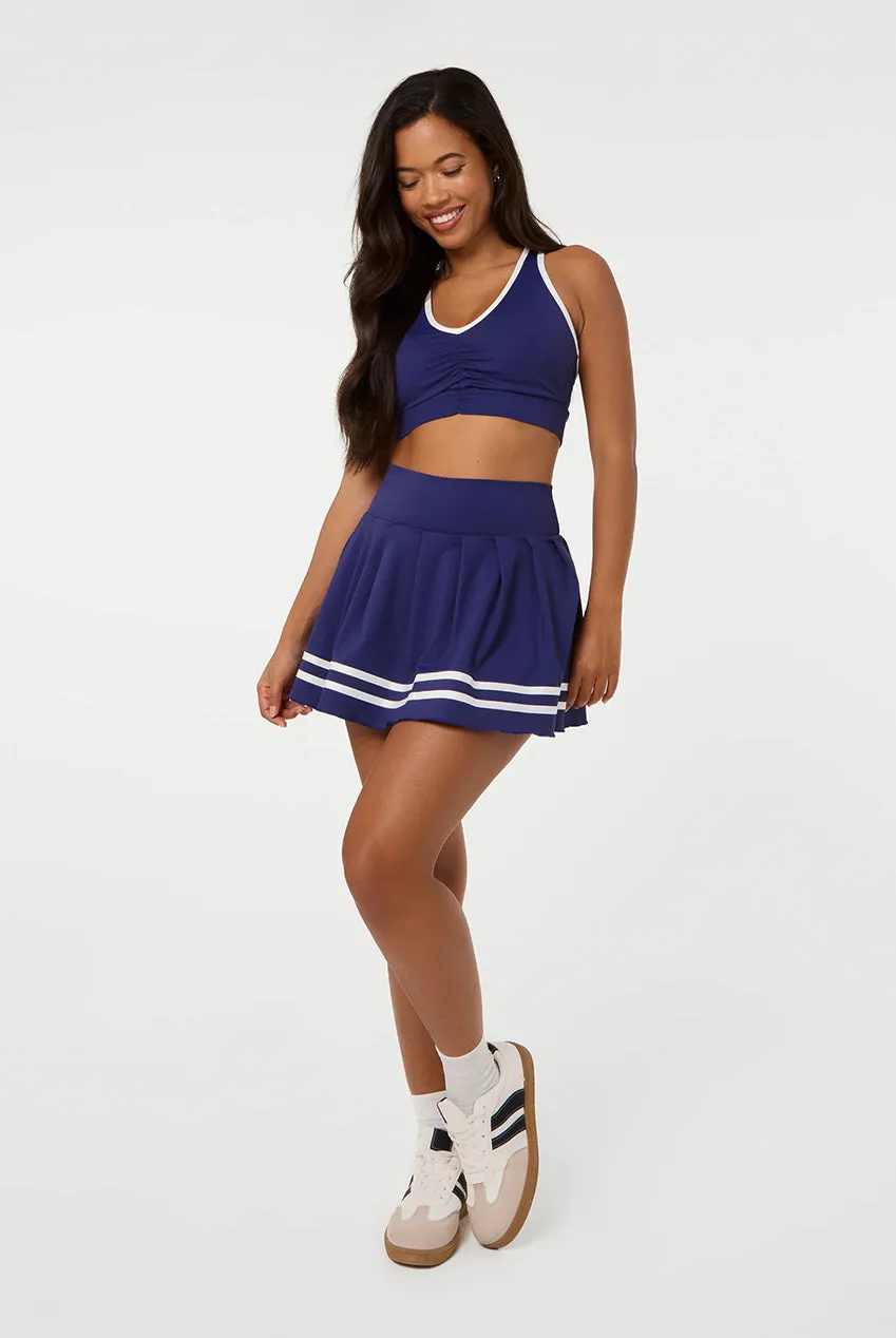 Pink Vanilla Active Gonna Pantalone Navy Taglia S preppy
