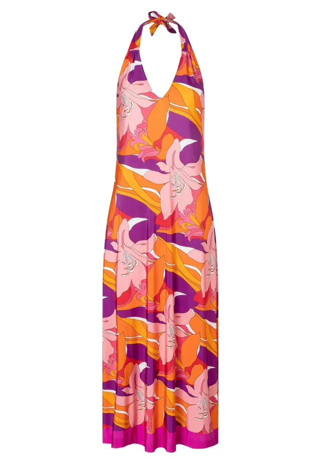 Ana Alcazar Loaly abito maxi floreale anni 70