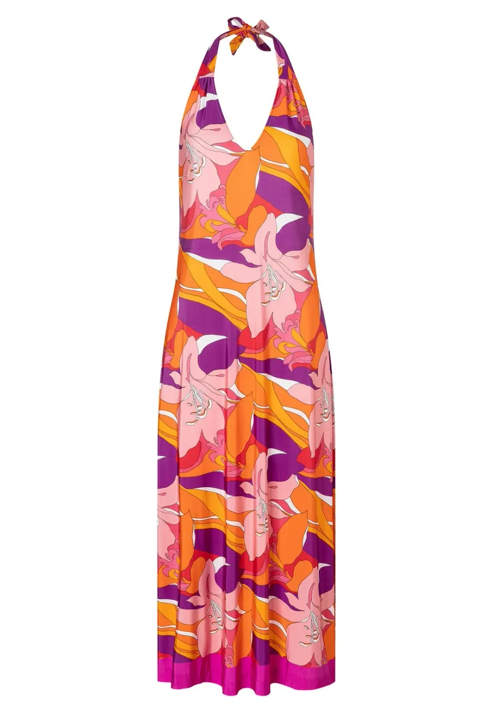 Ana Alcazar Loaly abito maxi floreale anni 70