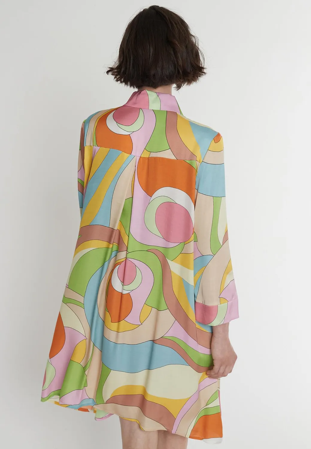 Ana Alcazar Pazoly chemisier corto pastel