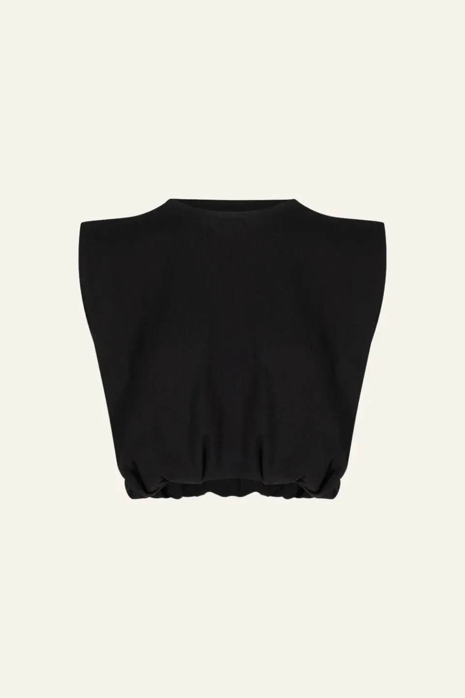 Johanna Ortiz Muraya t-shirt nera stampa oversize cropped