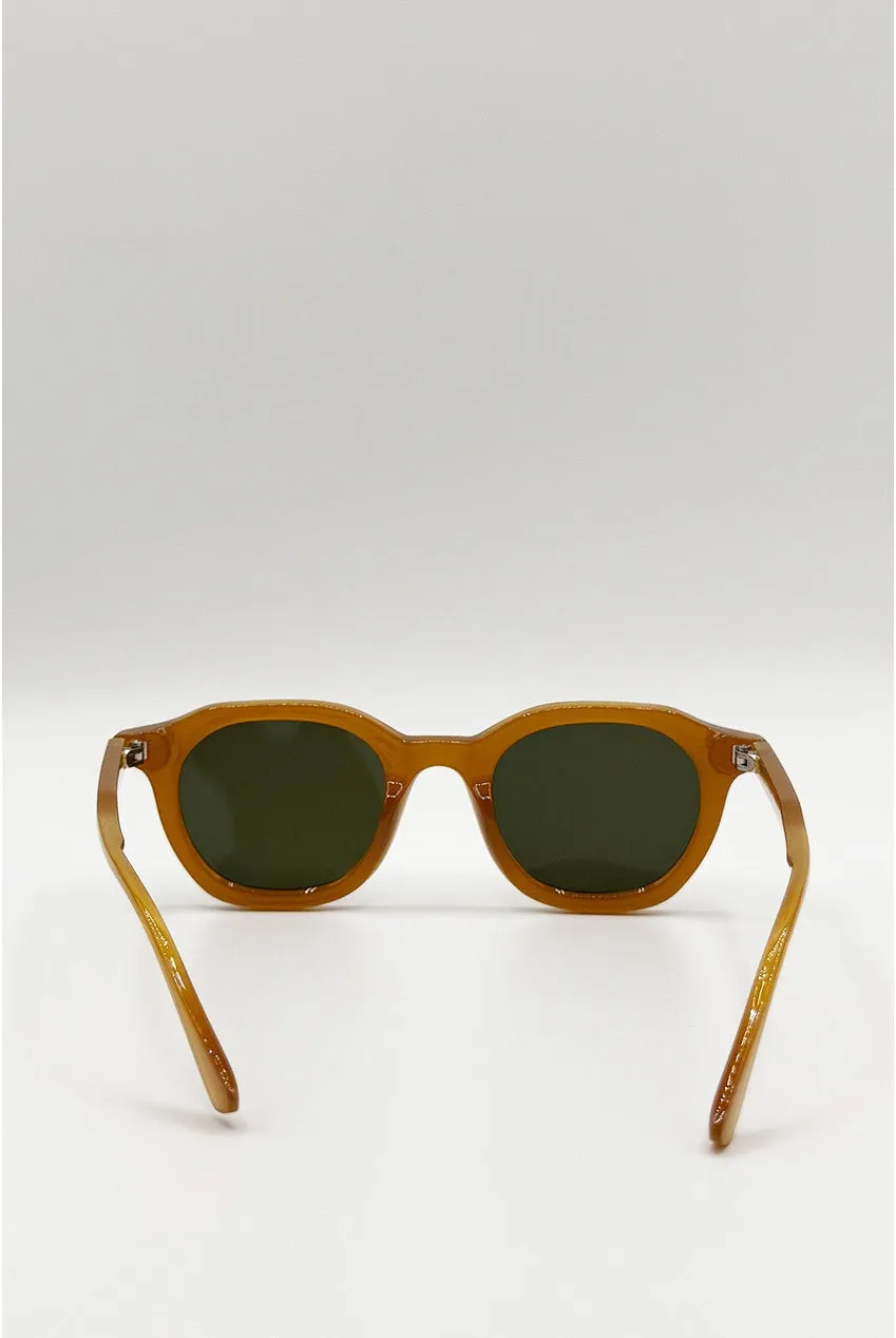 SVNX Bold Preppy occhiali da sole marroni taglia unica