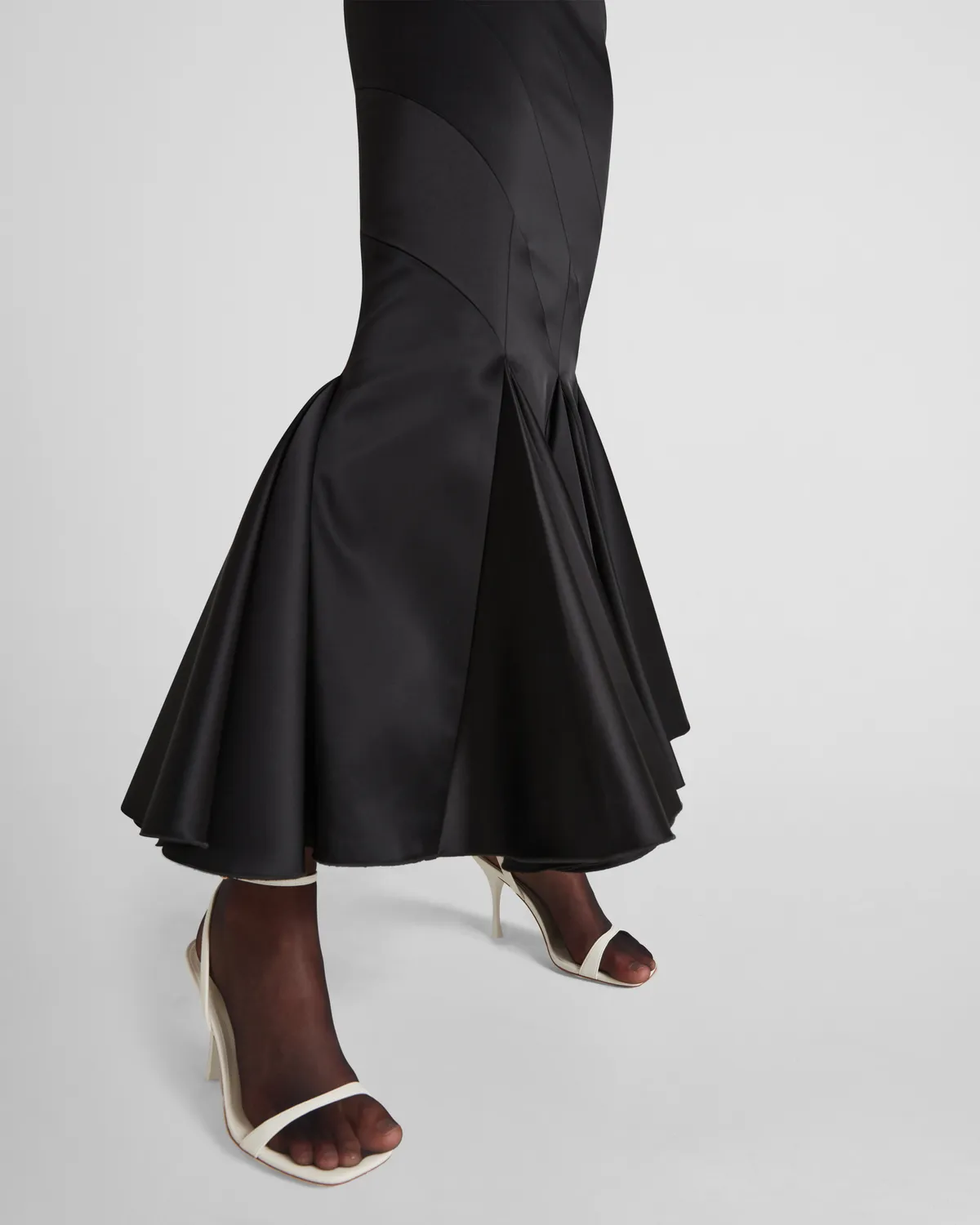 Violante Nessi Rossini camicia satin seta nero