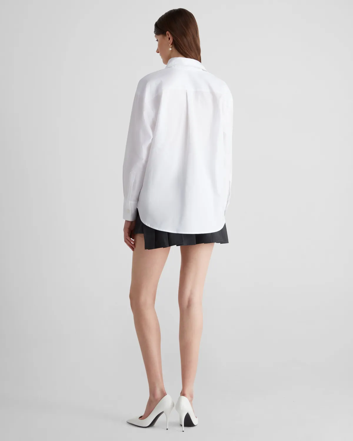 Violante Nessi Violi camicia bianca cotone oxford