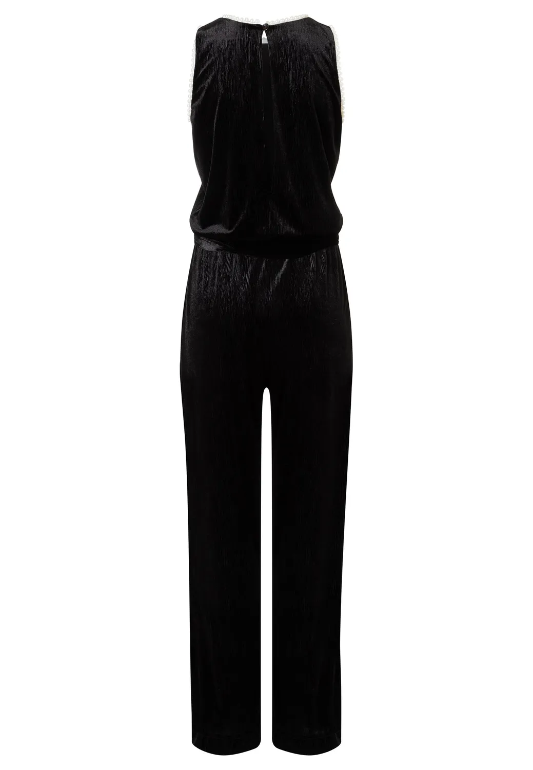 Ana Alcazar Cesali jumpsuit velluto nero
