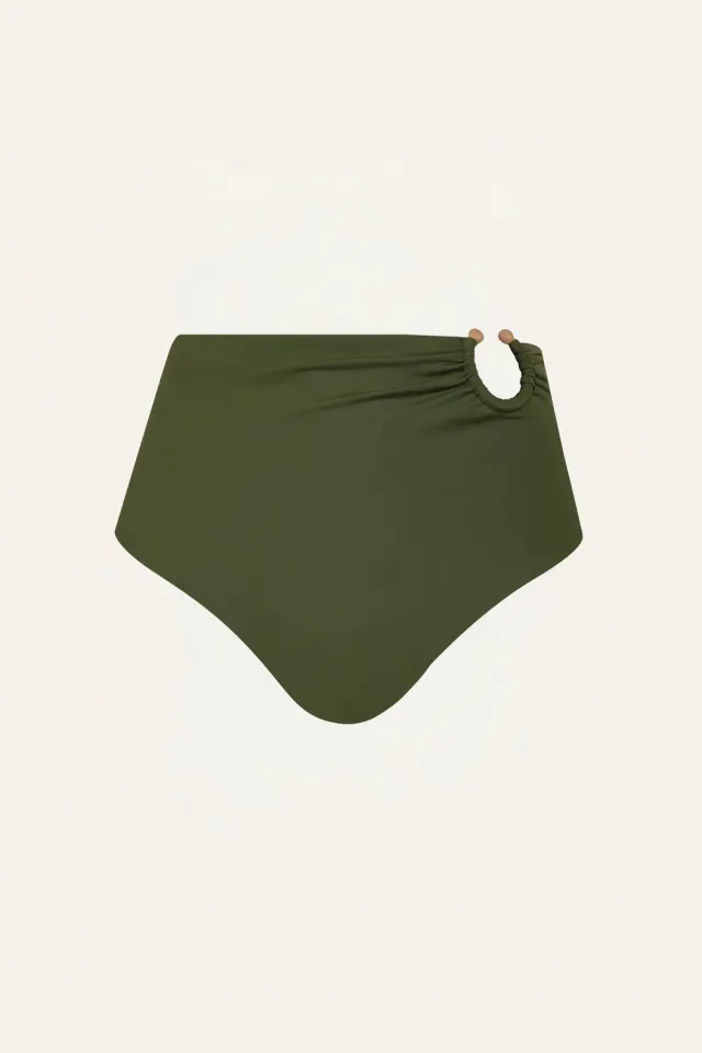 Johanna Ortiz Taita slip bikini verde vita alta