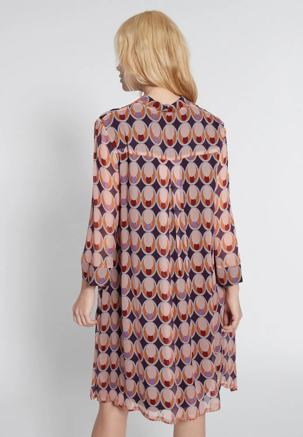 Ana Alcazar Hagly abito camicia fantasia retrò