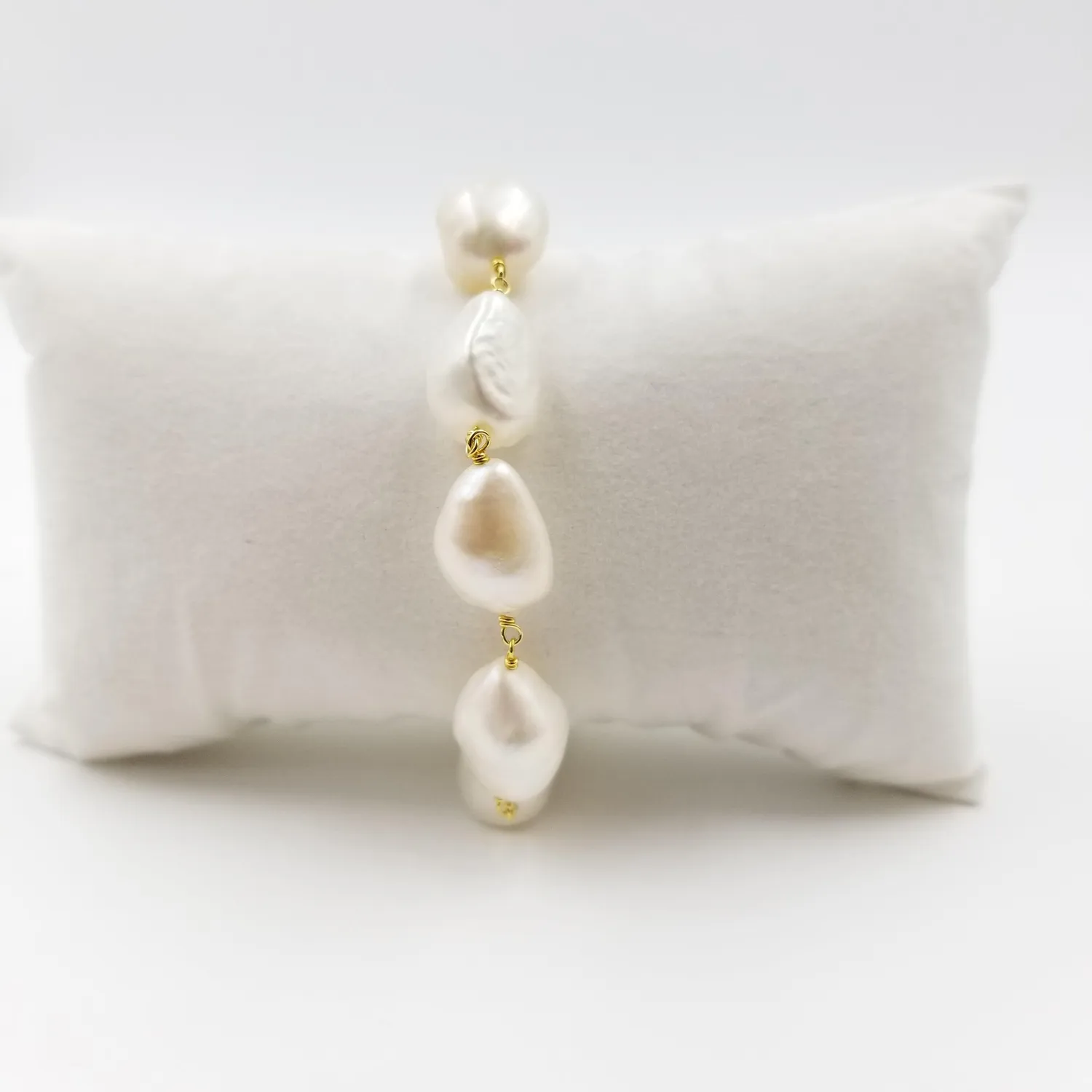 Our Dve Havana Pearl bracciale perle placcato oro
