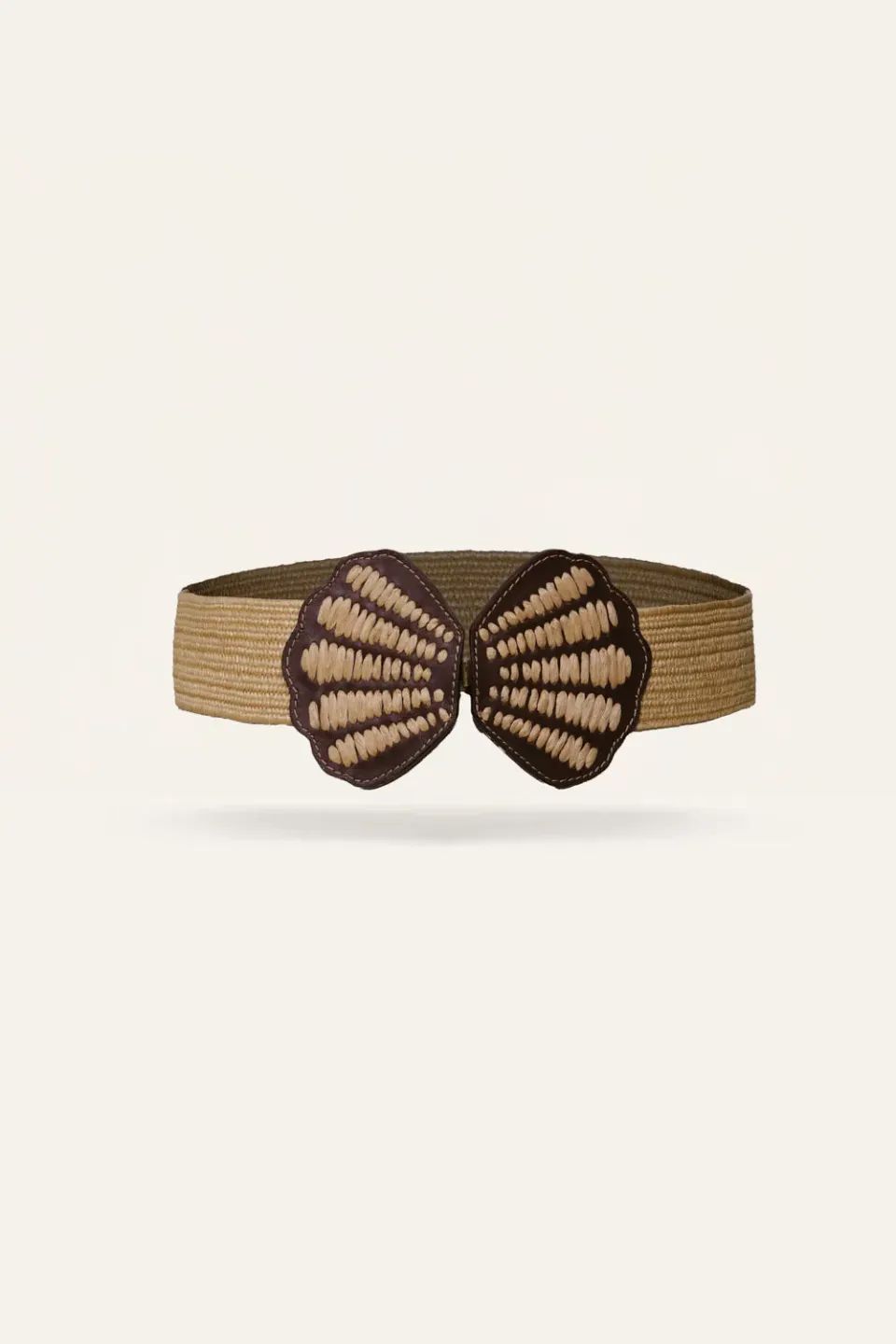 Johanna Ortiz Boho Seashells cintura larga sabbia