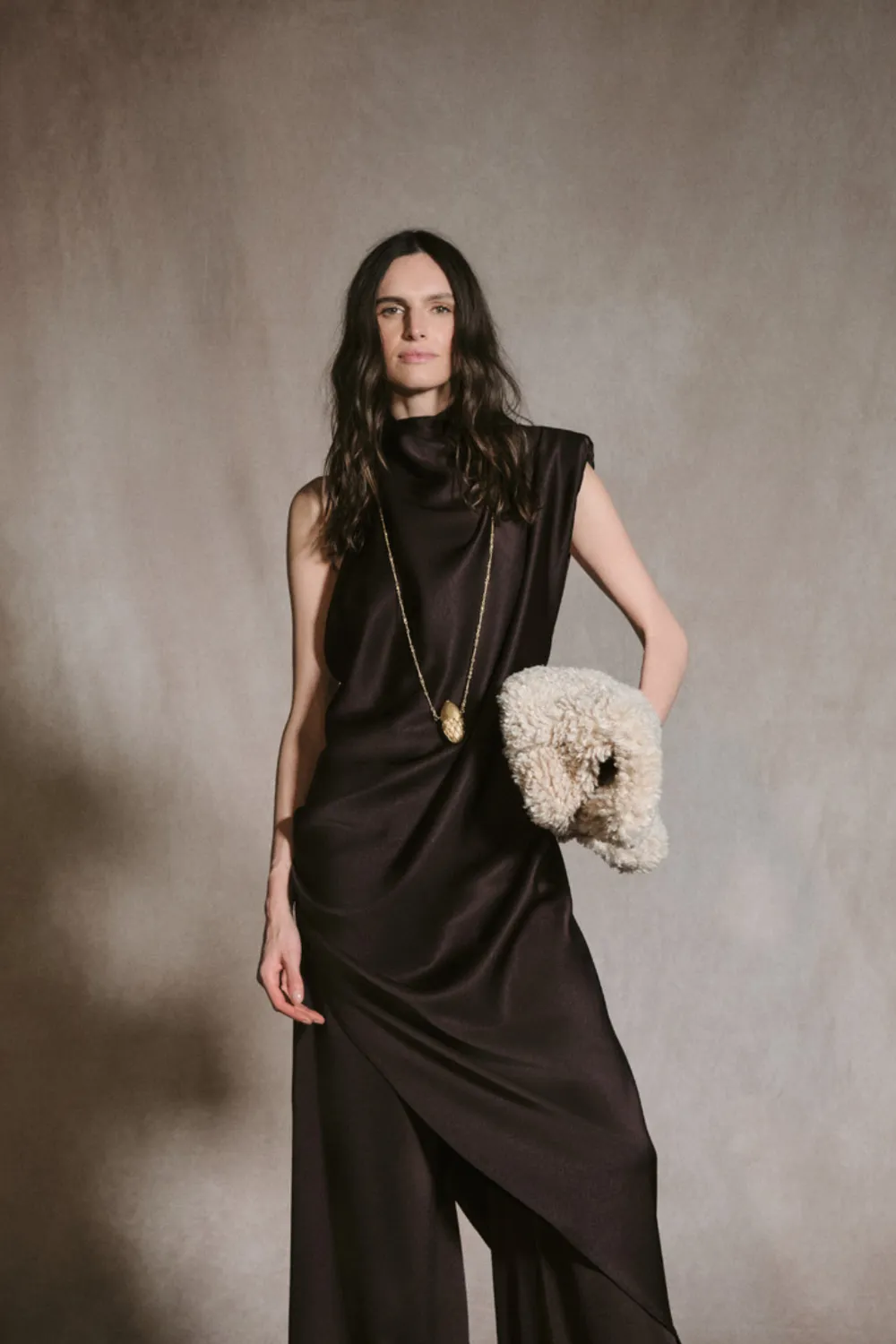 Johanna Ortiz Narrative Weaving top marrone