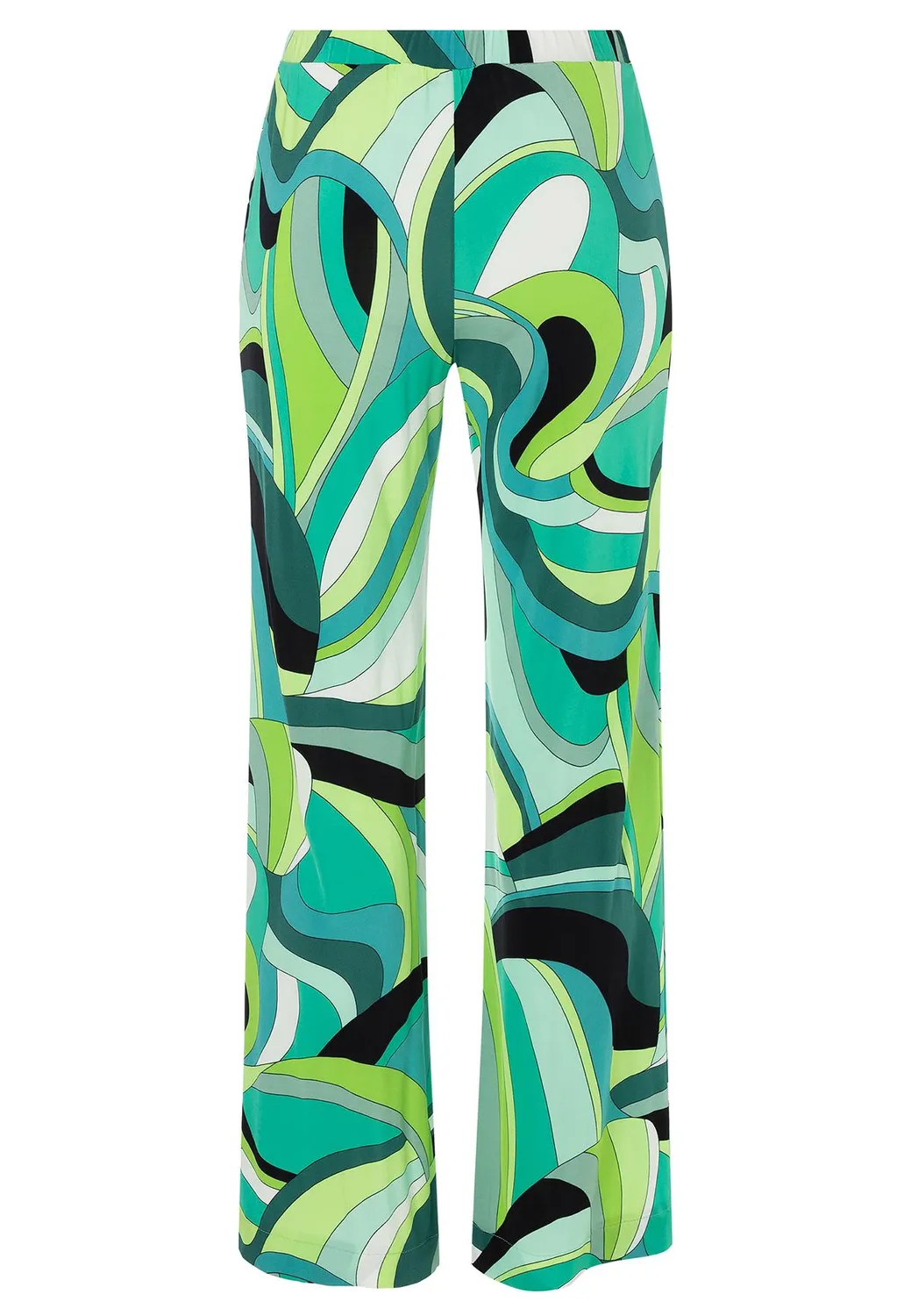 Ana Alcazar Rico pantaloni fantasia taglie 34-44 verde retro