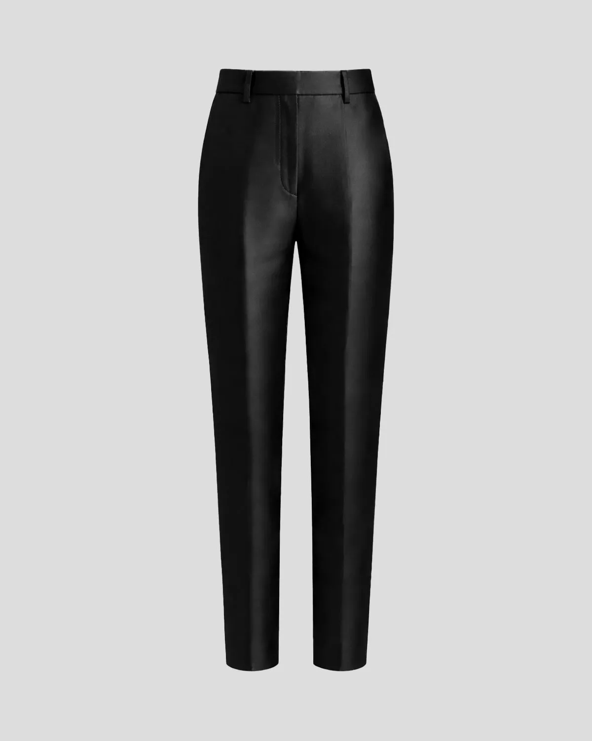 Violante Nessi New York Pantaloni Neri Seta Mikado