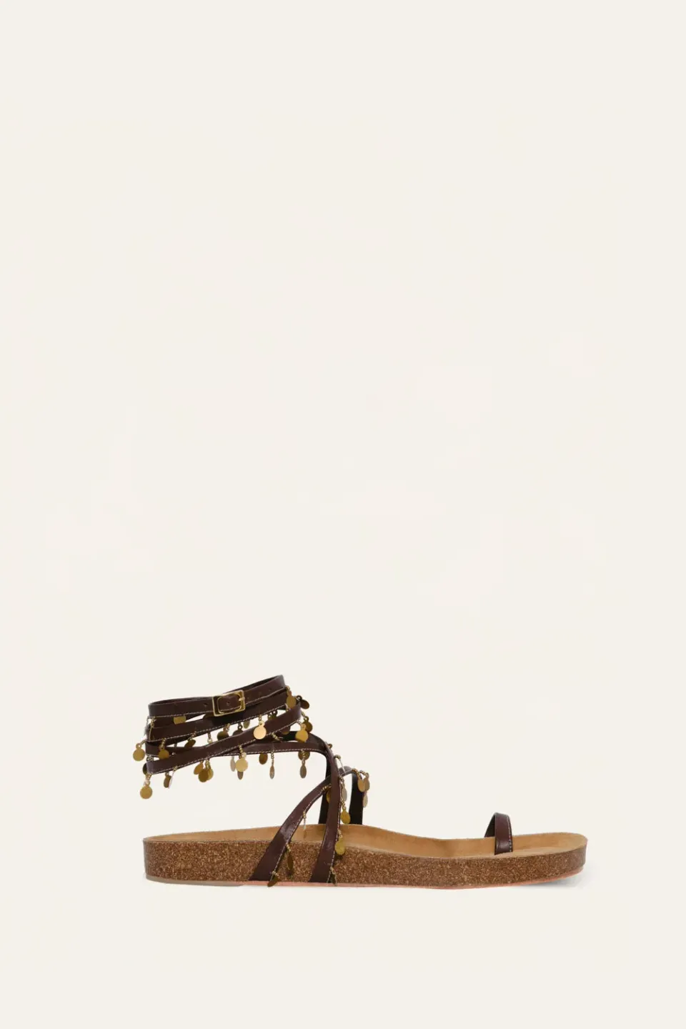 Johanna Ortiz Serenade In Swim sandali cuoio marrone