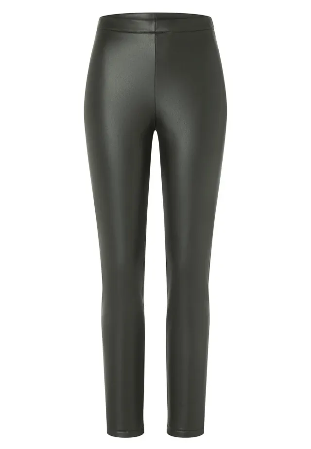 Ana Alcazar Habate pantaloni skinny ecopelle neri