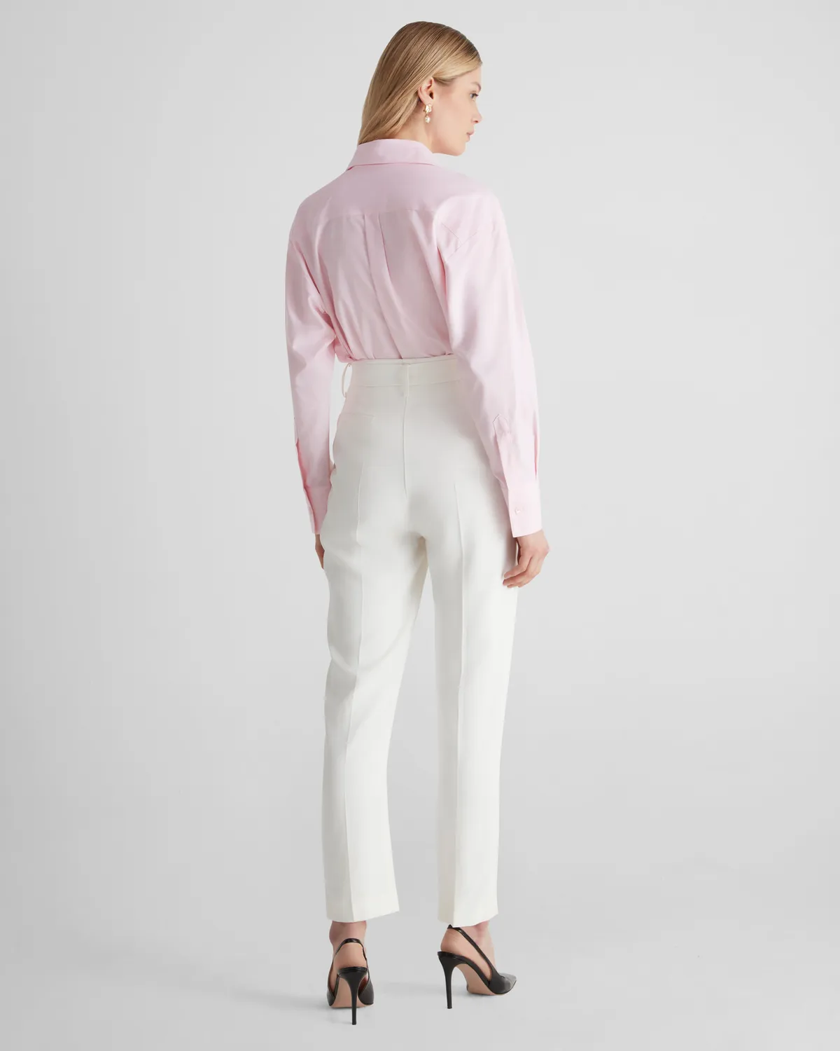 Violante Nessi Violi camicia oxford rosa cotone