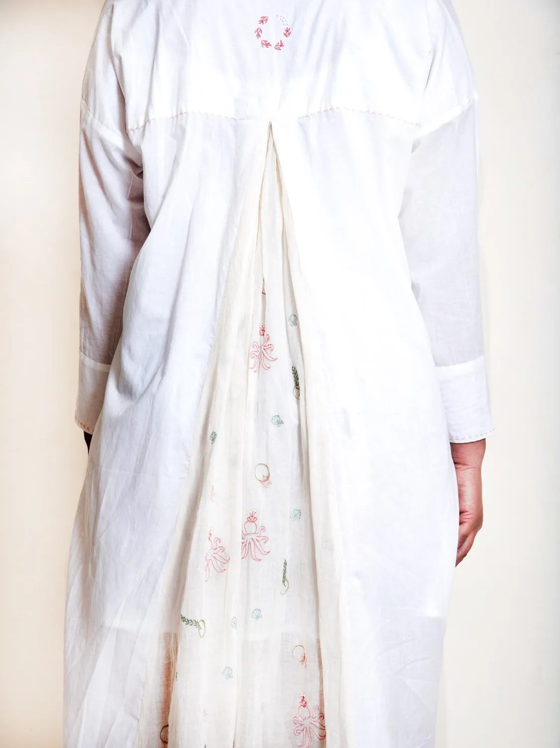 Our Dve Cordelia Poc abito camicia bianco mul cotone
