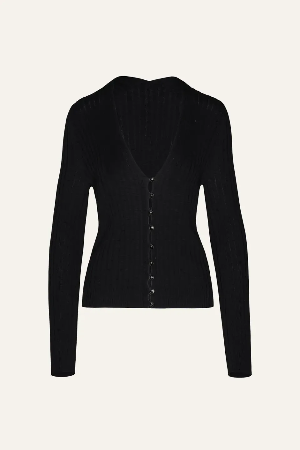 Johanna Ortiz Outback Life cardigan nero cotone pima